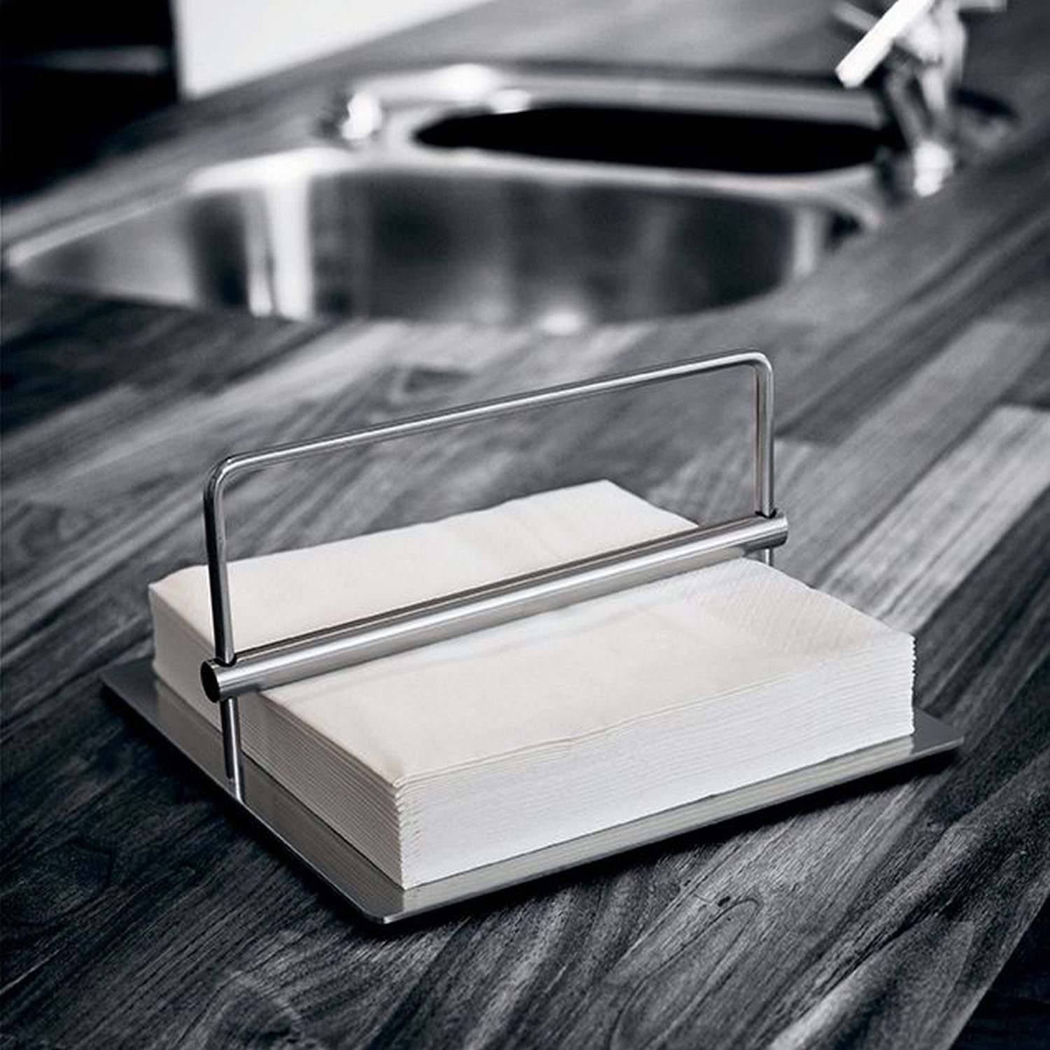 Stelton Serviettenhalter Original, Edelstahl