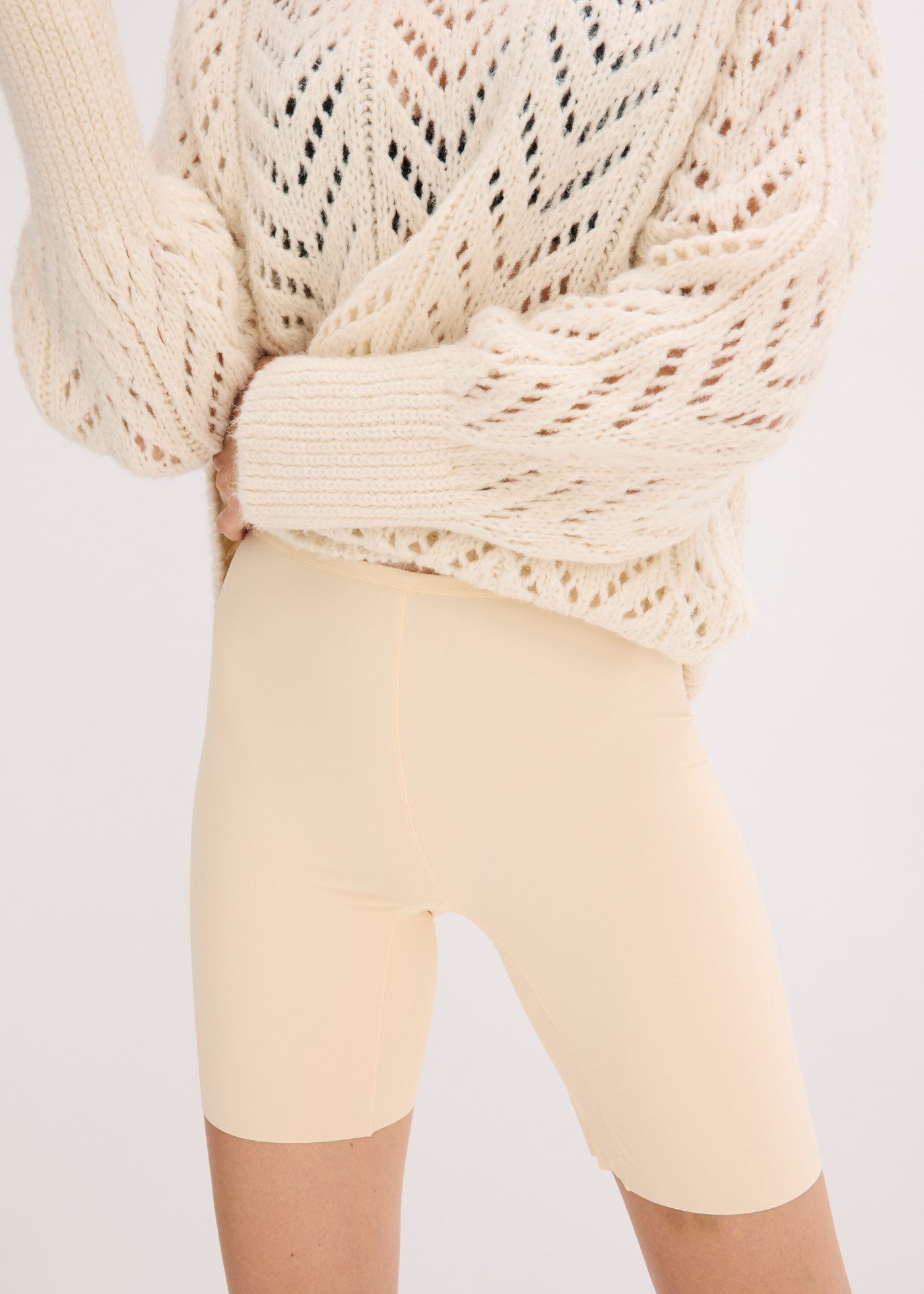 bonprix Radlerhose aus Polyamid und Baumwolle, mit Gummizug-Verschluss