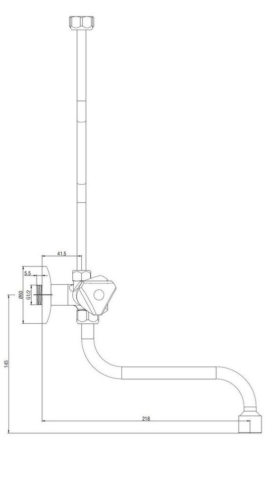 Thumbnail - Tuganna Spültischarmatur Melbourne Küchenarmatur für drucklose Boiler Übertischspeicher Chrom, 2406218