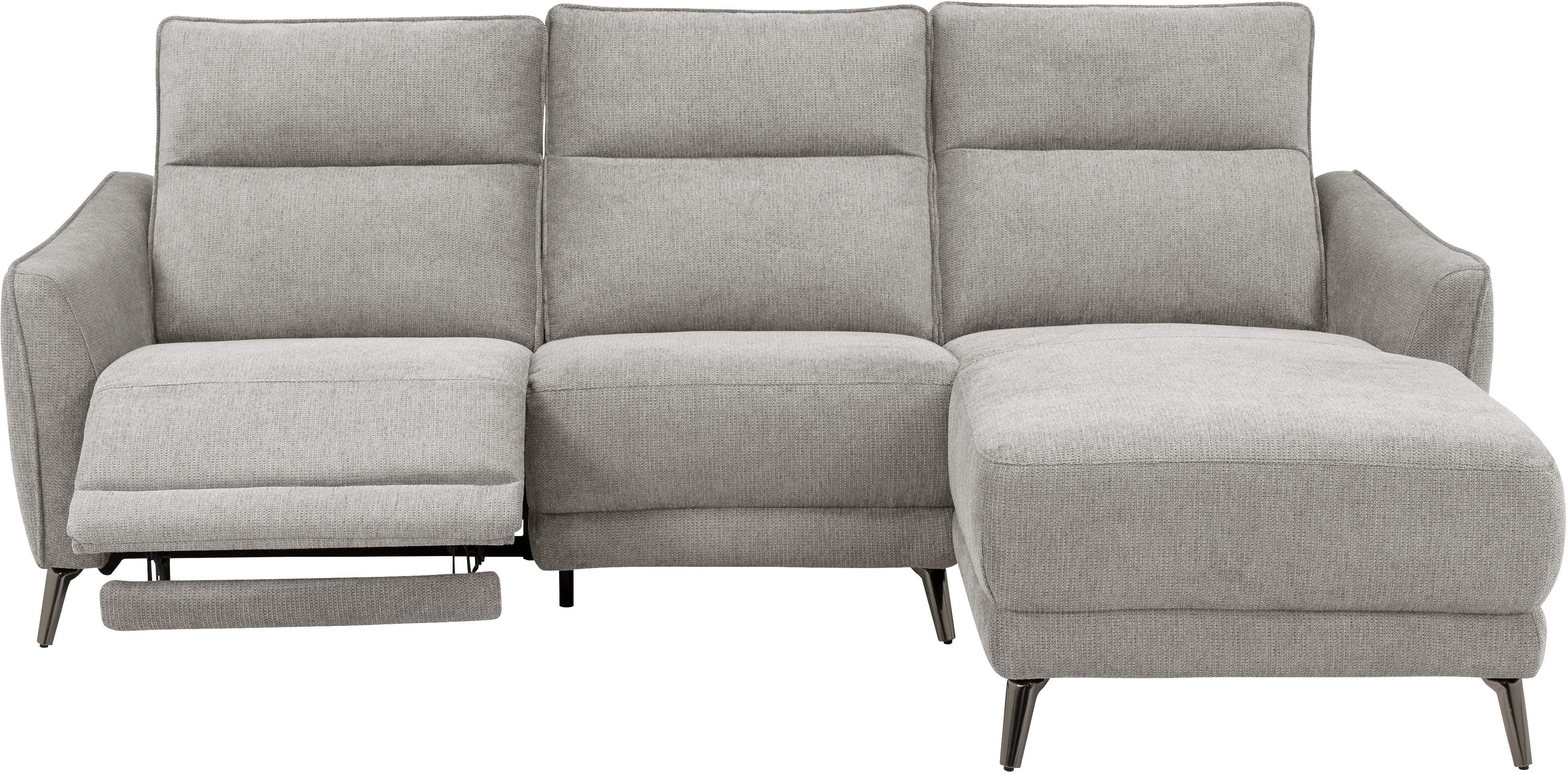 INOSIGN Ecksofa TAYLER 3-Sitzer, L-Form (Breite 239cm), elektr. Relaxfunkti günstig online kaufen