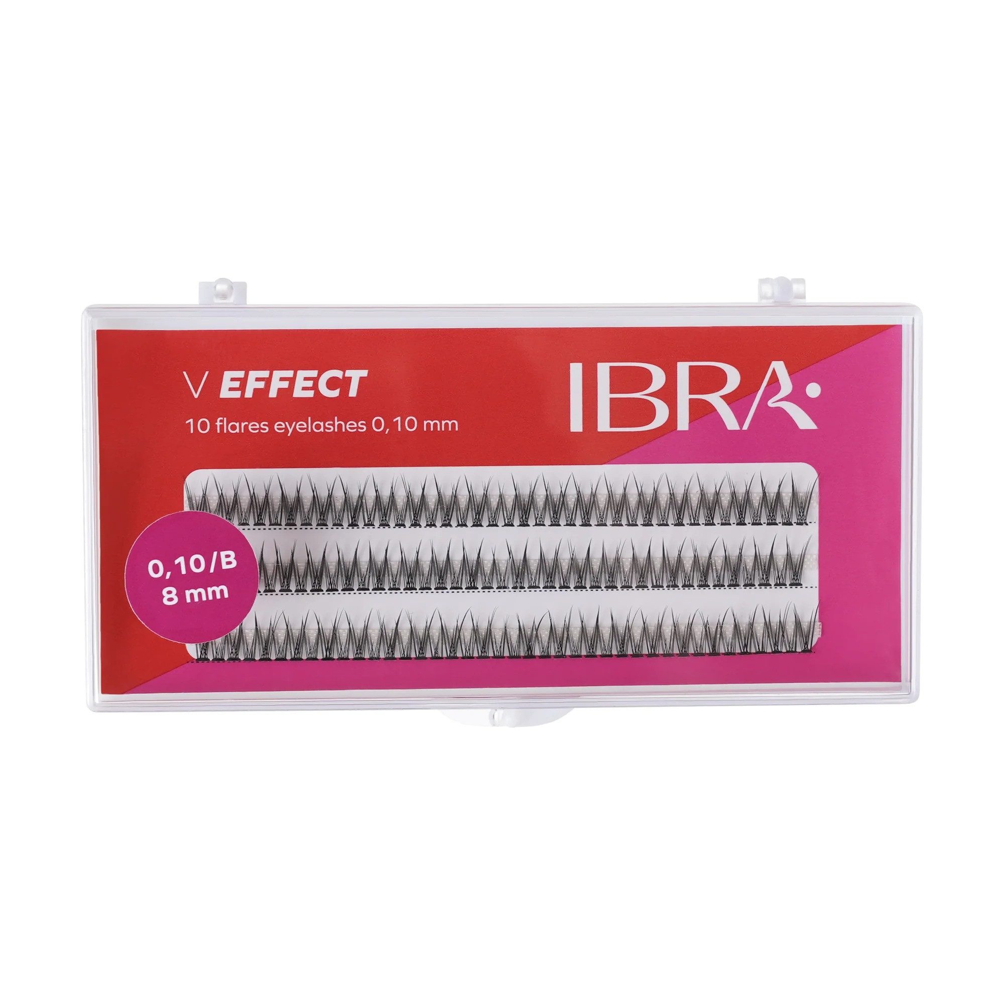 Ibra Einzelwimpern Insta Style Wimpernbüschel 8 mm