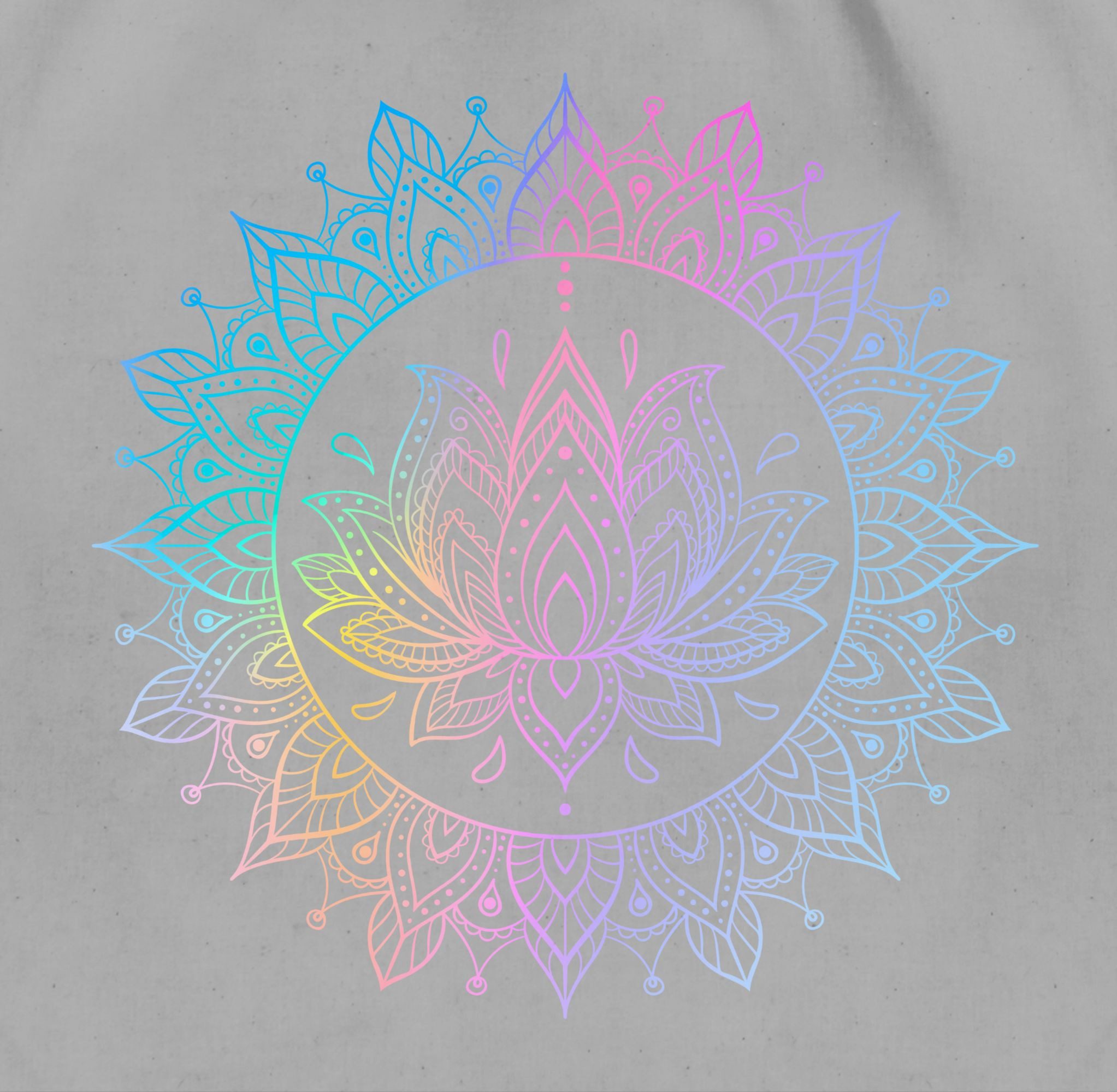 Shirtracer Turnbeutel Lotusblume Spirituelle Meditation Mandala günstig online kaufen