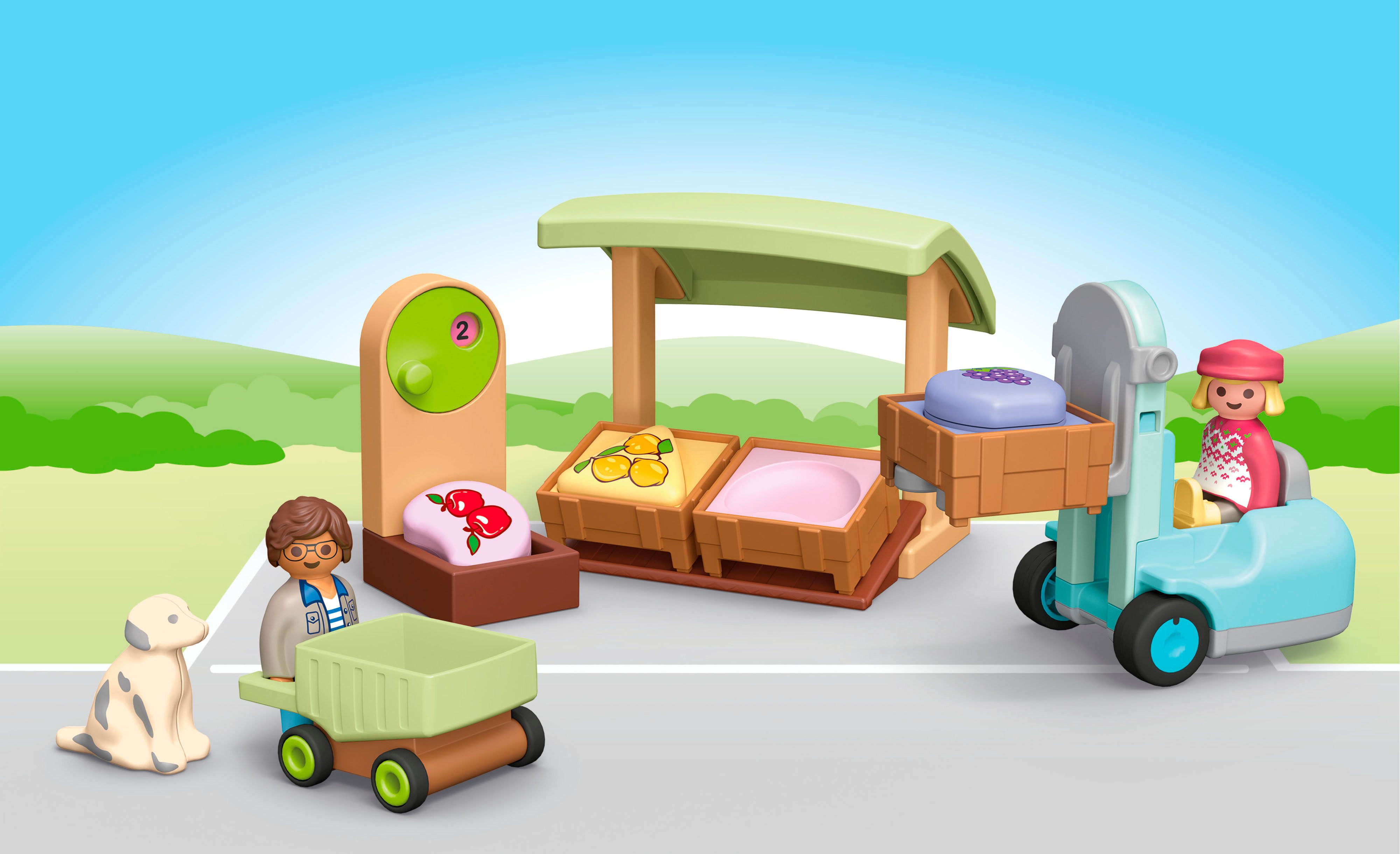 Playmobil® Bio-Marktstand & Gabelstapler (71691), JUNIOR günstig online kaufen