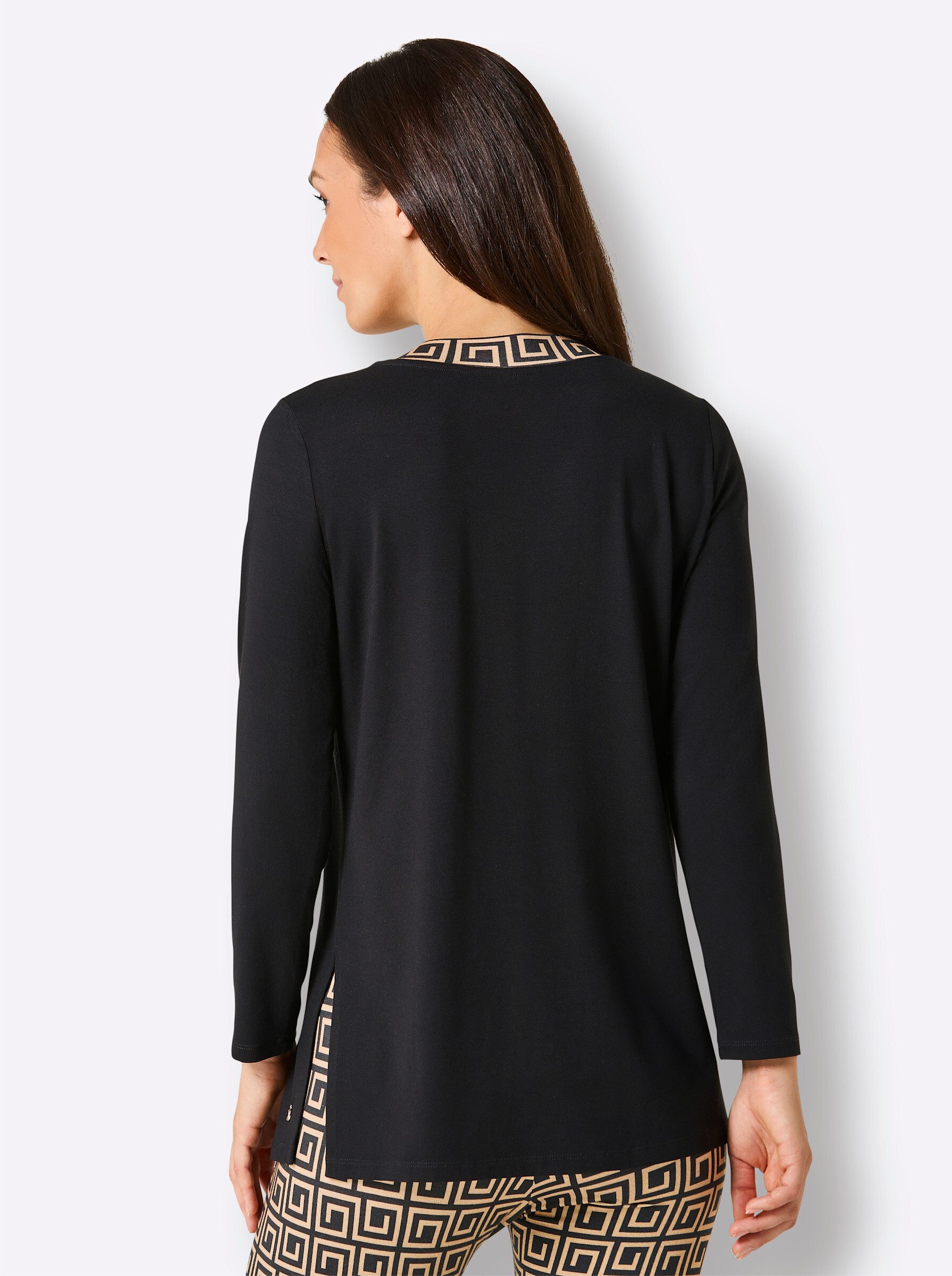 creation L T-Shirt Modal-Longshirt Langarm – Bild 4 von 5
