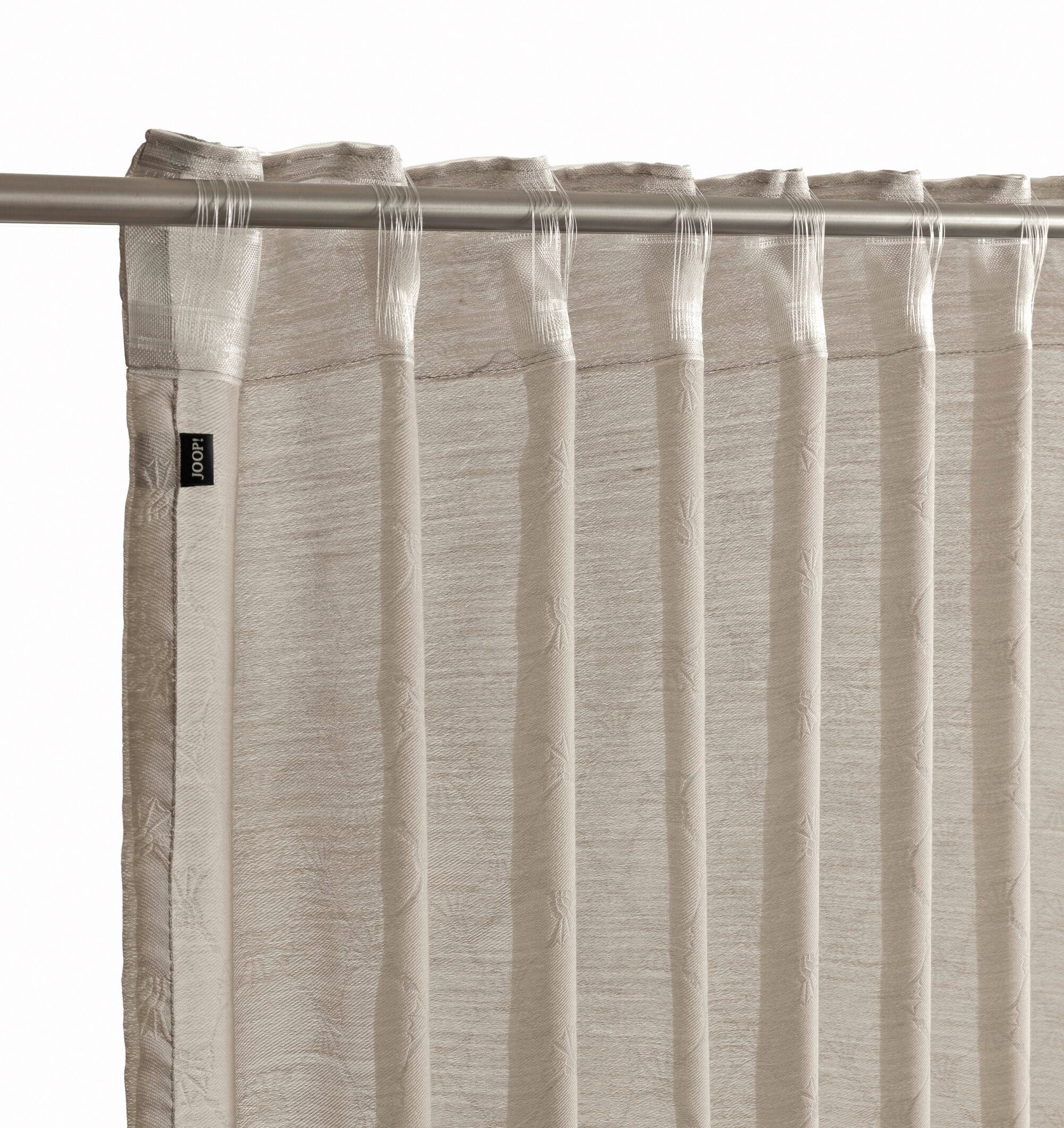 JOOP! Gardine JOOP! LIVING - GLARE Fertiggardine (1 St), transparent, Texti günstig online kaufen