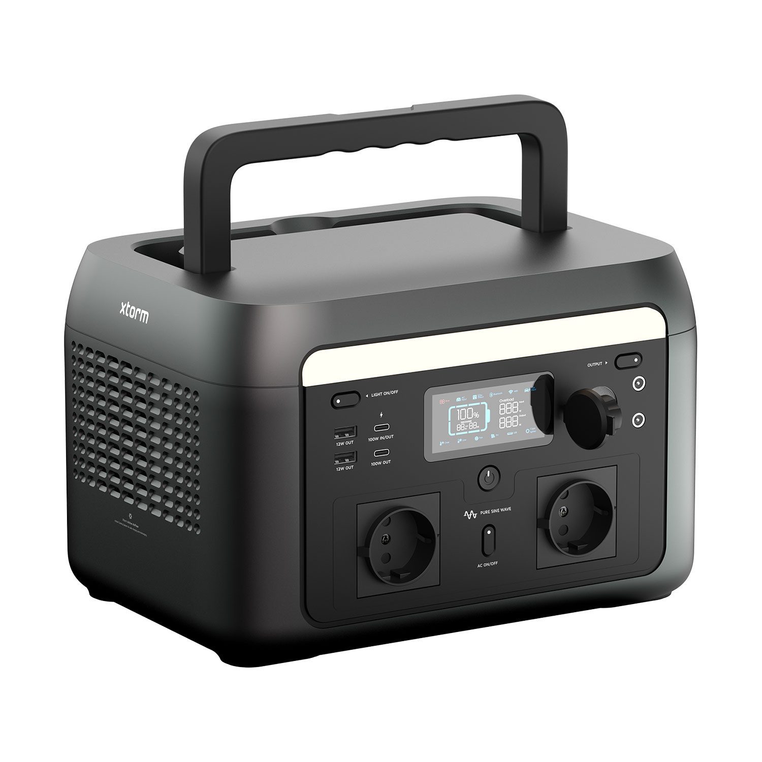 Xtorm Smart Power Station 600W Powerstation (1 St), Leistungsstarke Ausgänge für alle Ihre Geräte