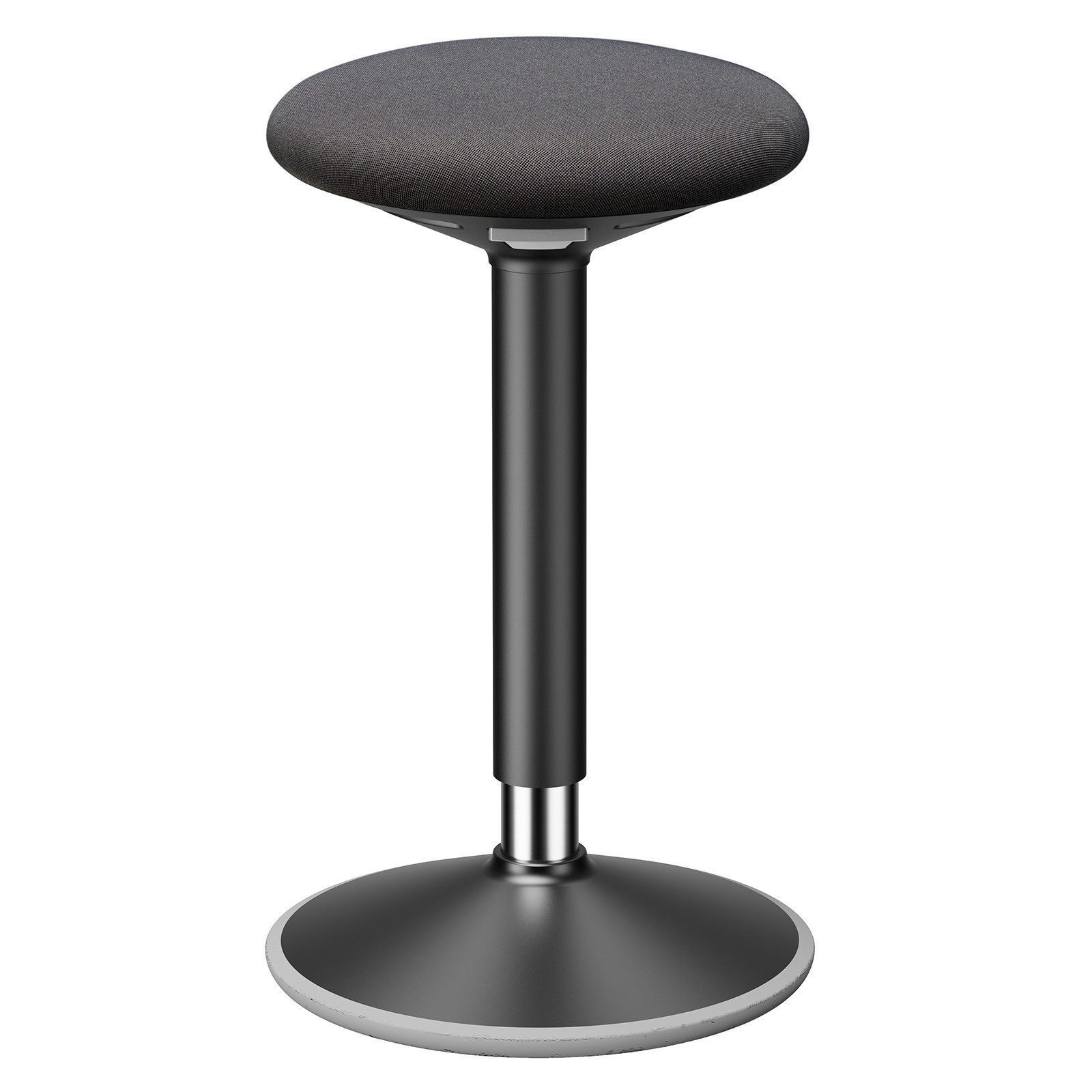 CAVO Bürostuhl Sitzhocker ERGO ergonomischer Büro-Hocker, 360° Wipphocker (1 St), schwarz, Ø 32 cm, Höhe 56 - 81 cm, belastbar bis 136 kg