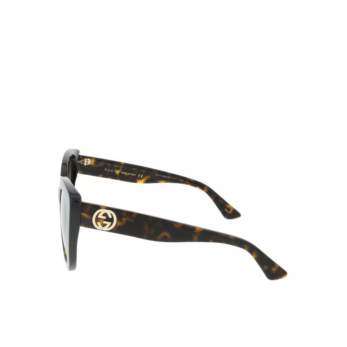Sonnenbrille GUCCI (1-St) dunkel-braun