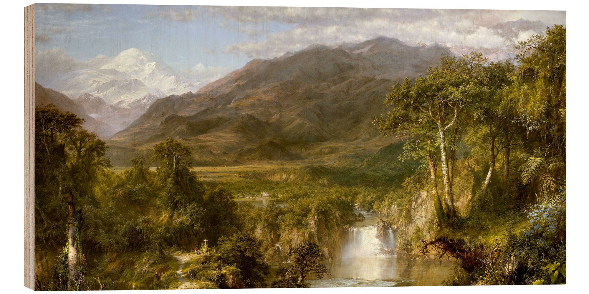 Posterlounge Wandbild Herz der Anden, Frederic Edwin Church, erhältlich als Poster, Leinwandbild, Wandsticker oder Acrylglasbild