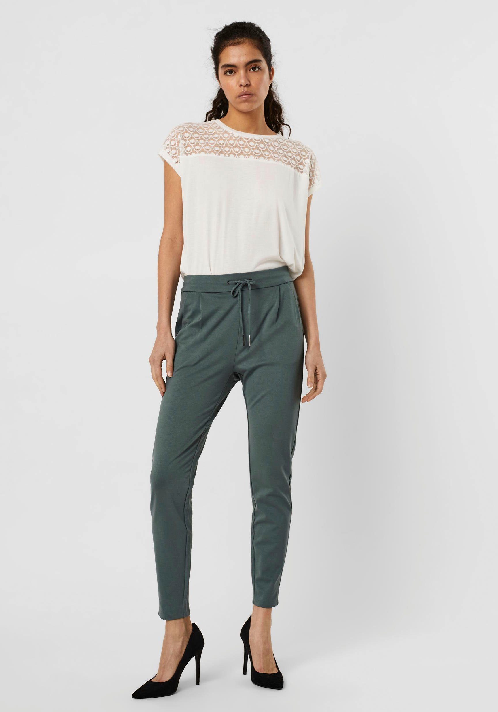 Vero Moda Jogger Pants VMEVA MR LOOSE STRING PANT GA NOOS hinten mit elastischem Bündchen