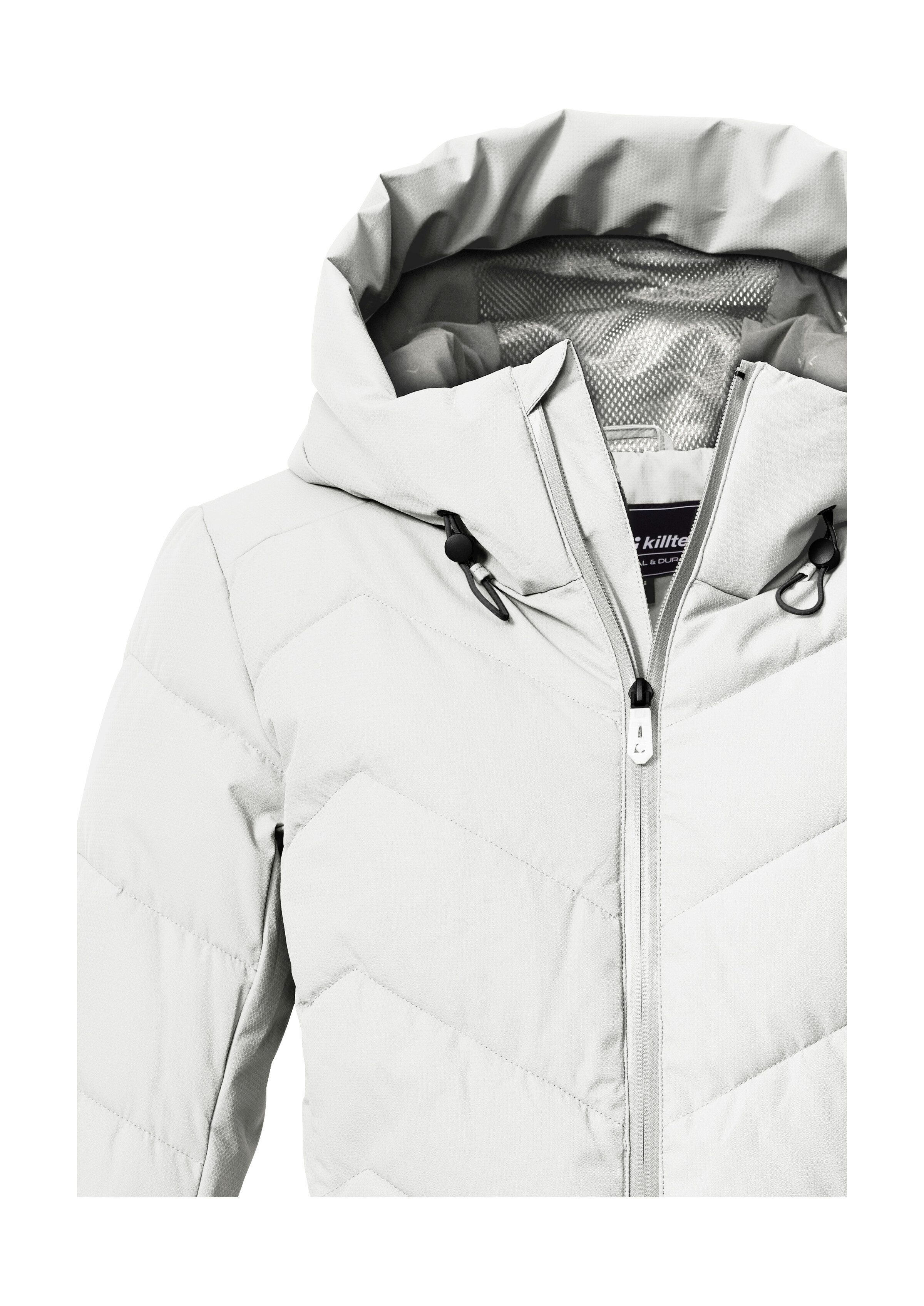 Killtec Skijacke KSW 31 WMN SKI QLTD JCKT Winddichte, wasserabweisende Skijacke mit Daunenoptik und Schneefang