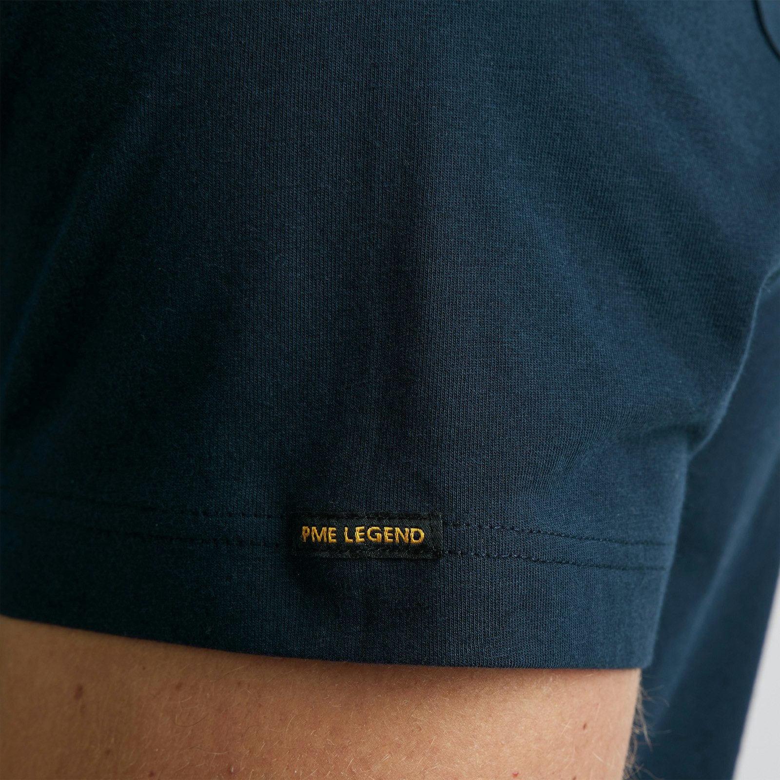 PME LEGEND T-Shirt mit Logobadge
