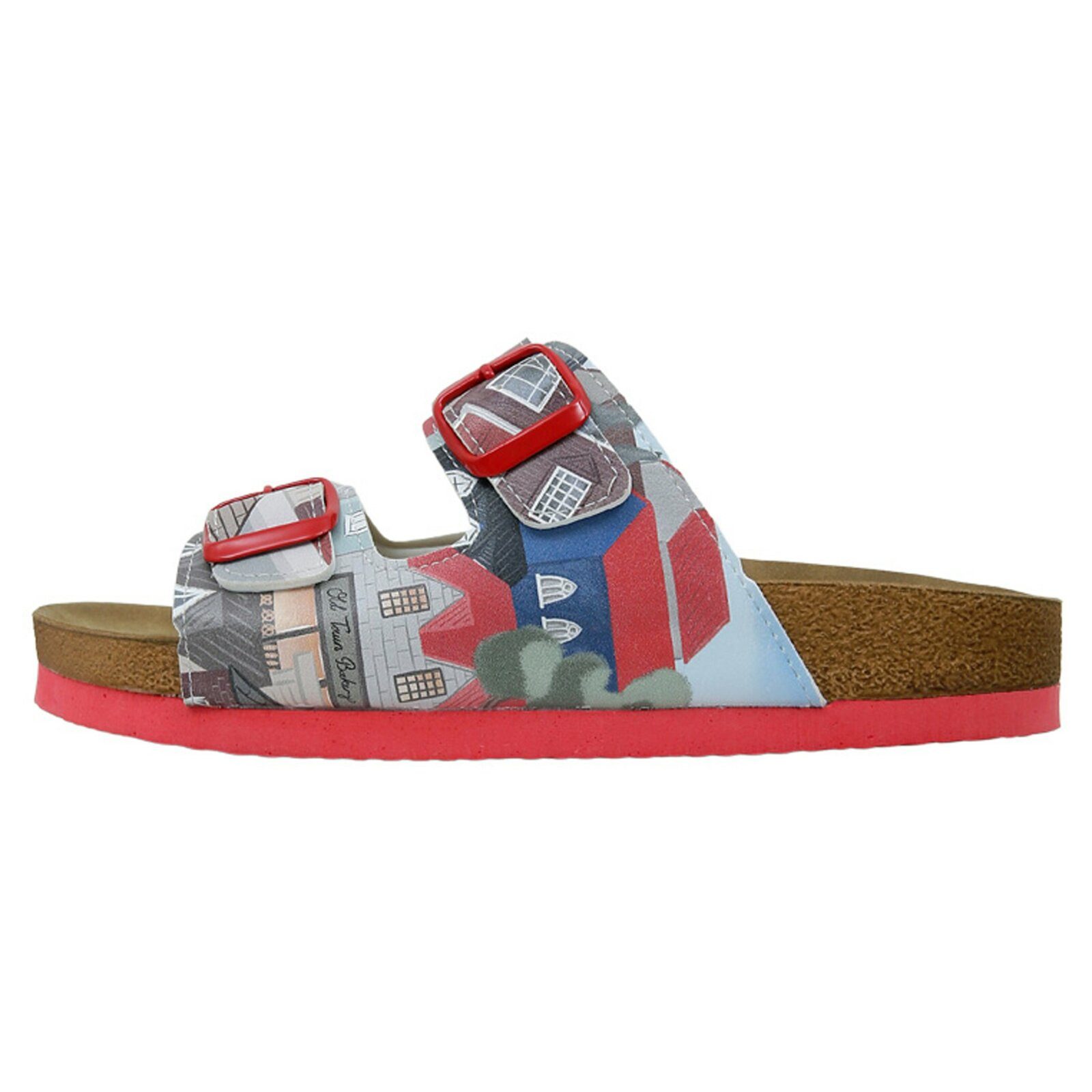 DOGO Stella Pantolette Old Town Damen Sandalen Pantolette Handgefertigt