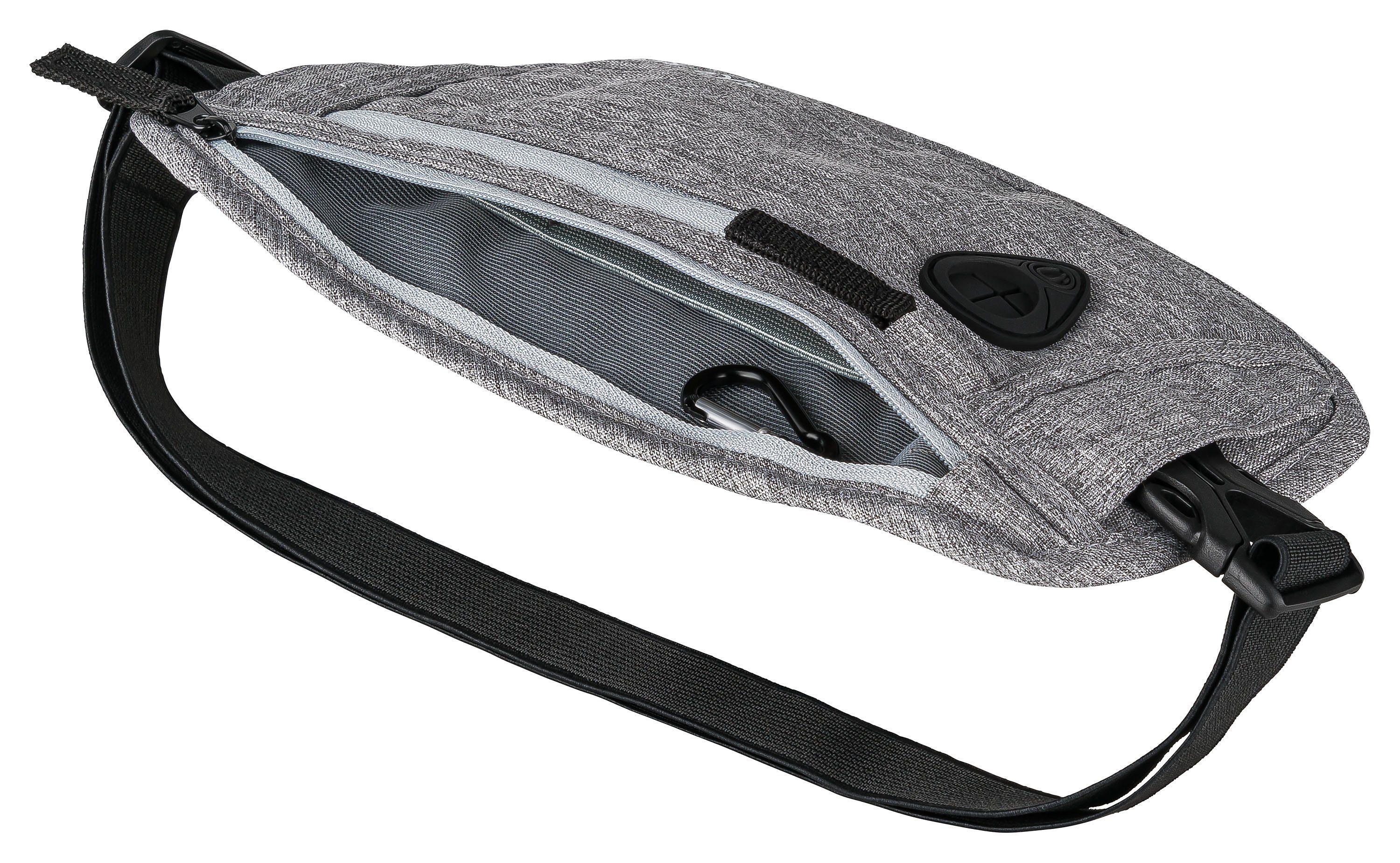 SAO ROQUE Bauchtasche Damen Herren Bauchtasche, RFID Blocker Gürteltasche, flach, Vegan, ultraflach, schweiß- und wasserfest, ultraleicht