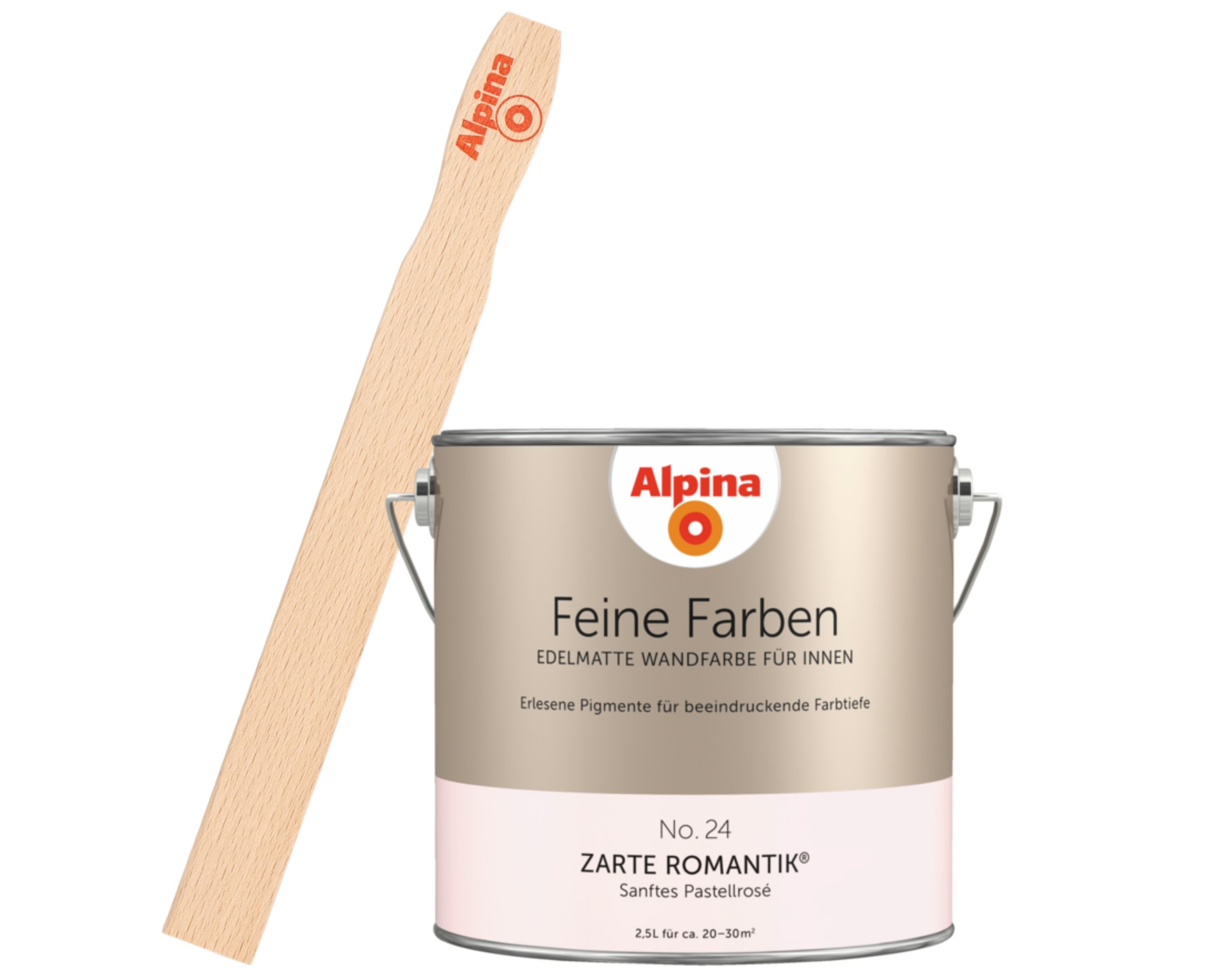 Alpina Wandfarbe Alpina Feine Farben + Gratis Rührstab