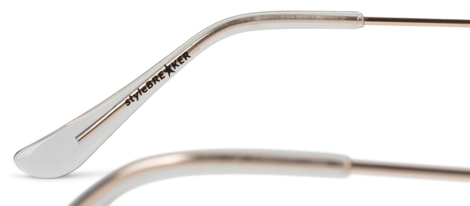 styleBREAKER Pilotenbrille Kinder Pilotenbrille 4 bis 10 Jahre (1-St)