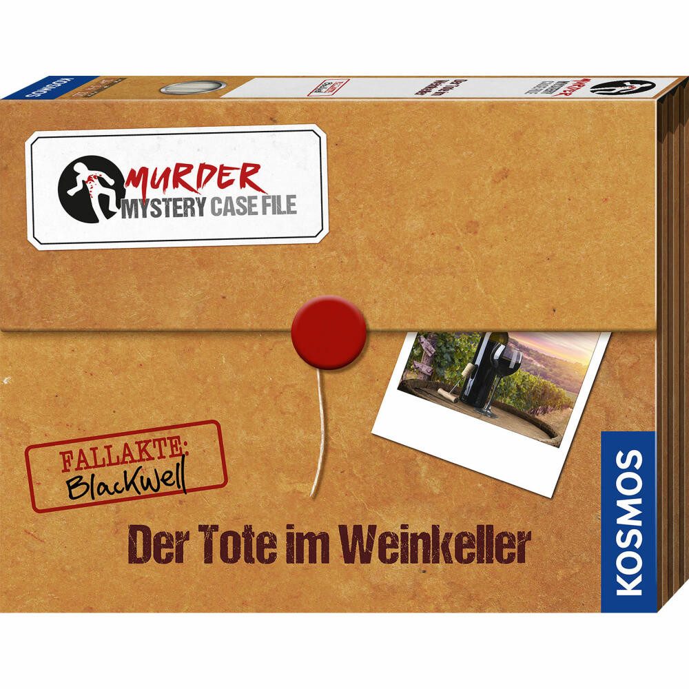 Kosmos Spiel Murder Mystery Case File Der Tote im Weinkeller