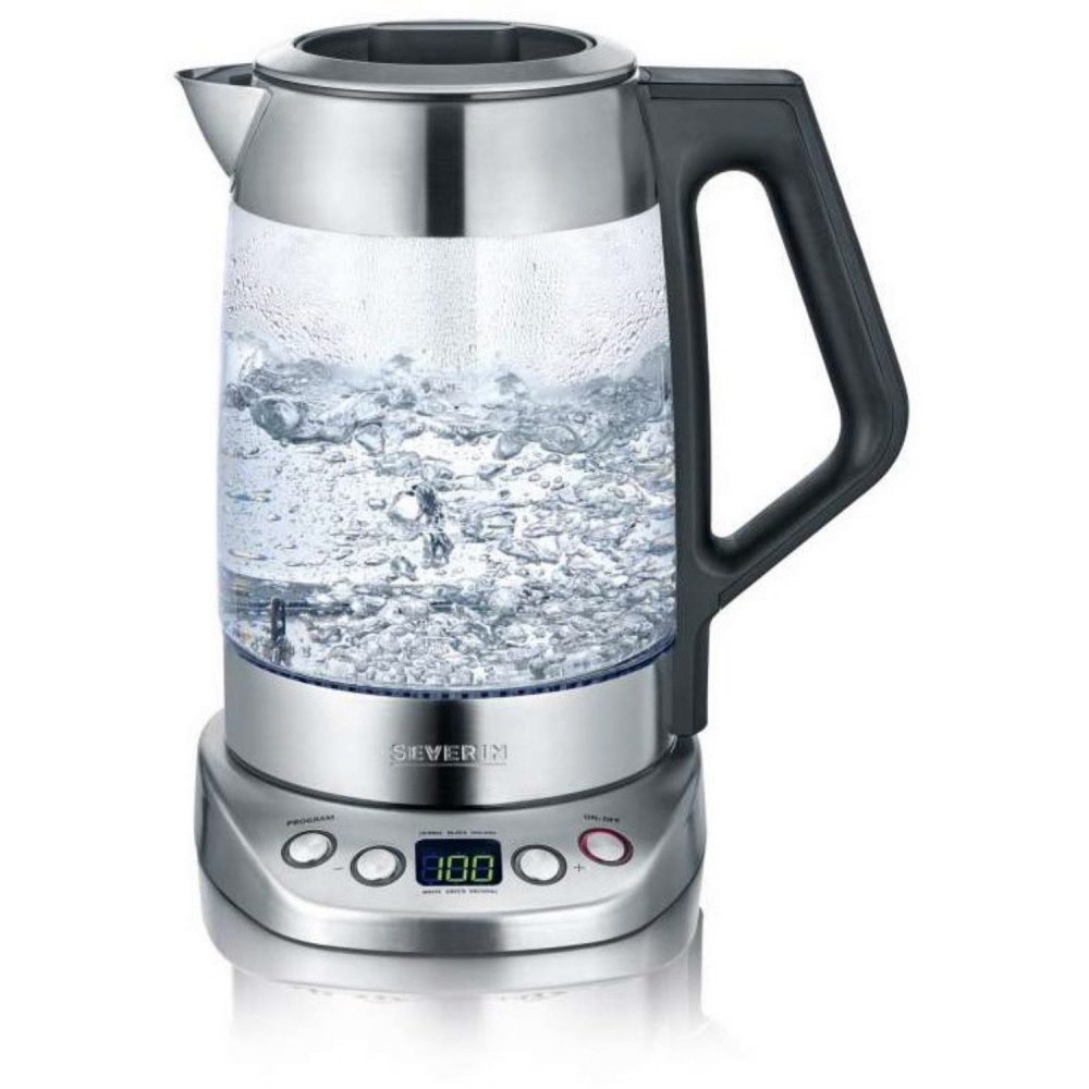 Severin Wasserkocher Severin WK 3479 Wasserkocher für die Teezubereitung., 1.7 l, Temperatur kann individuell in 5°C-Schritten angepasst werden