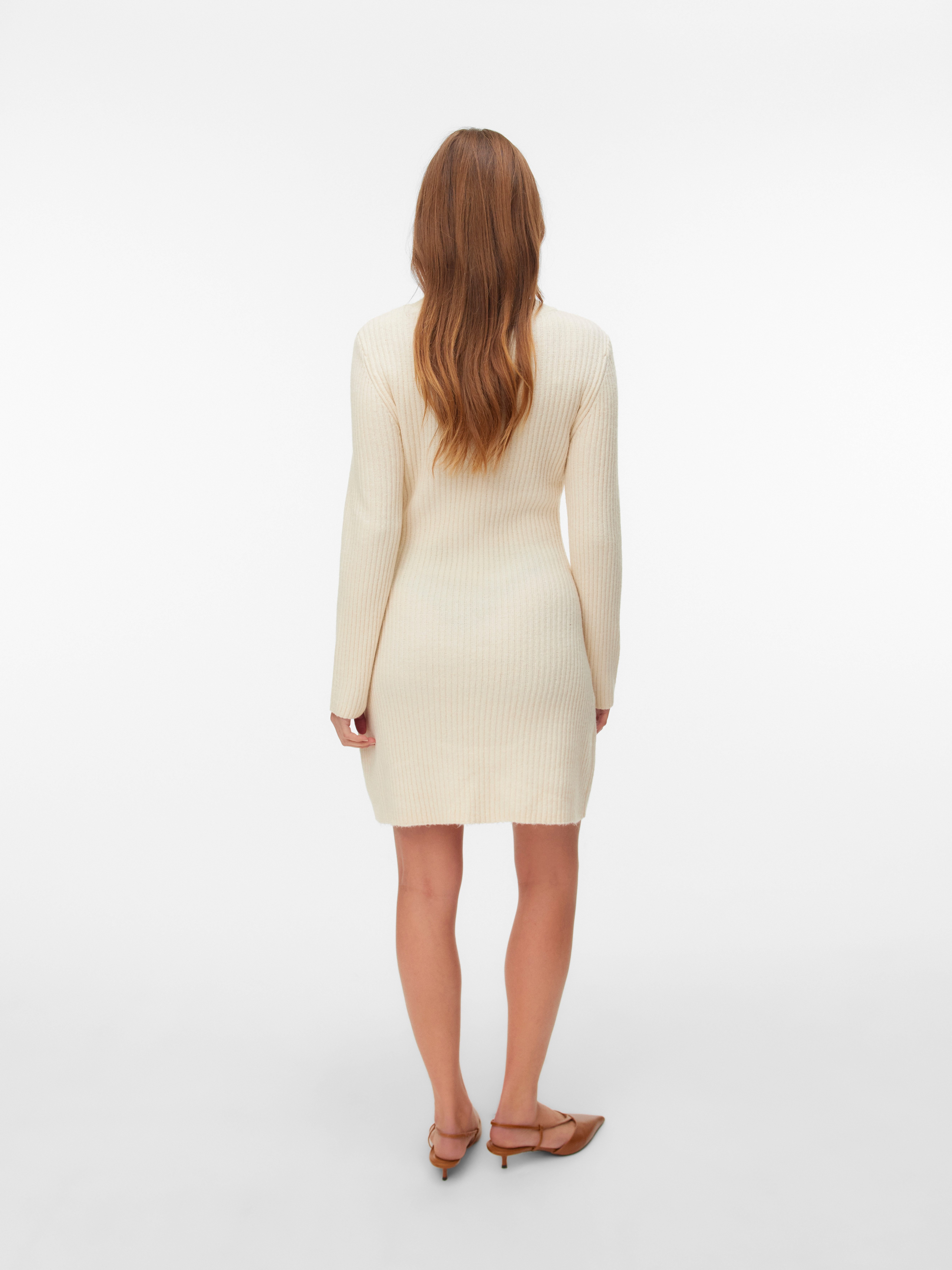 Vero Moda Minikleid VMJOSANNA LS SHORT DRESS NOOS Materialmix, regular fit – Bild 2 von 5