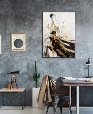 KUNSTLOFT Gemälde Tanz der Königin 70x100 cm, Leinwandbild 100% HANDGEMALT Wandbild Wohnzimmer