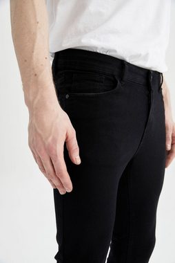 DeFacto Skinny-fit-Jeans Herren Skinny-fit-Jeans SUPER SKINNY FIT DENIM