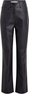 Calvin Klein Jeans Lederimitathose FAUX LEATHER HIGH RISE STRAIGHT