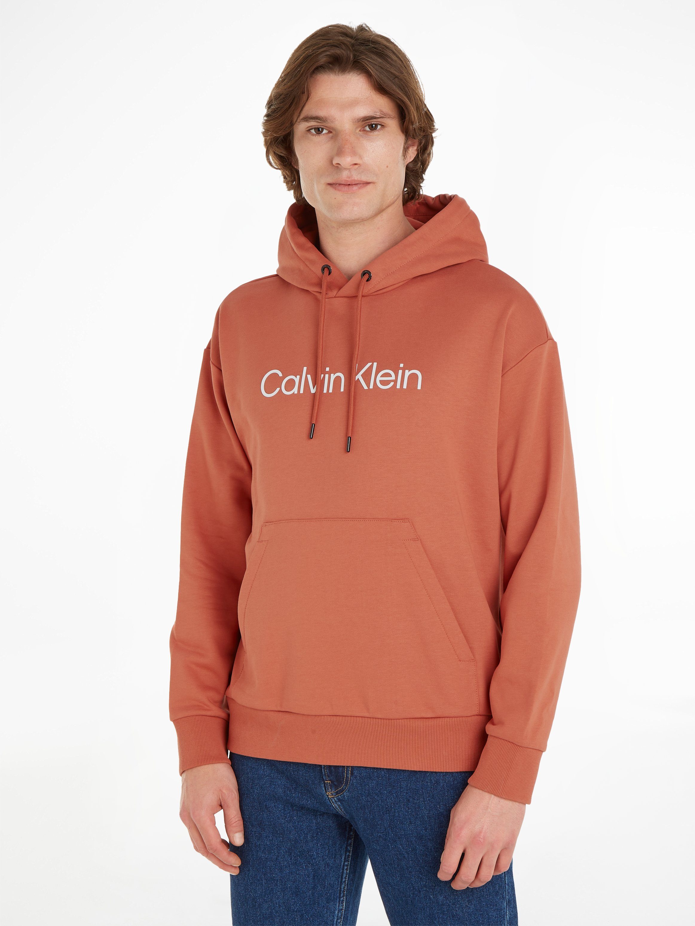 Calvin Klein Kapuzensweatshirt HERO LOGO COMFORT HOODIE mit Logoschriftzug Copper Sun