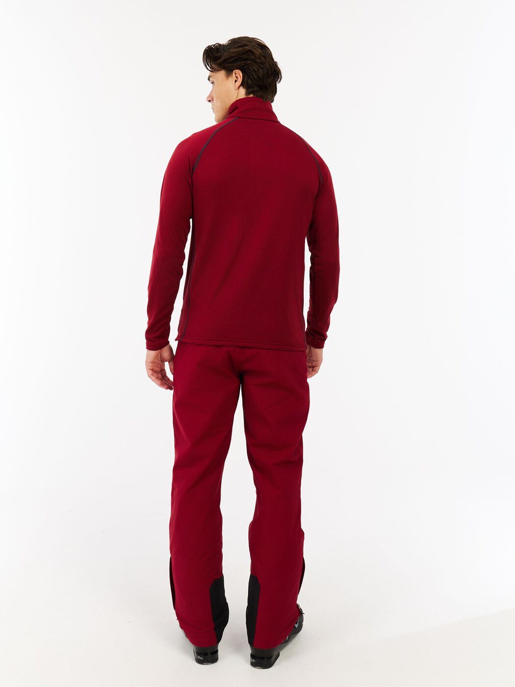 Protest Rollkragenpullover PRTRekody 1/4 zip active top 495 Velvet Red