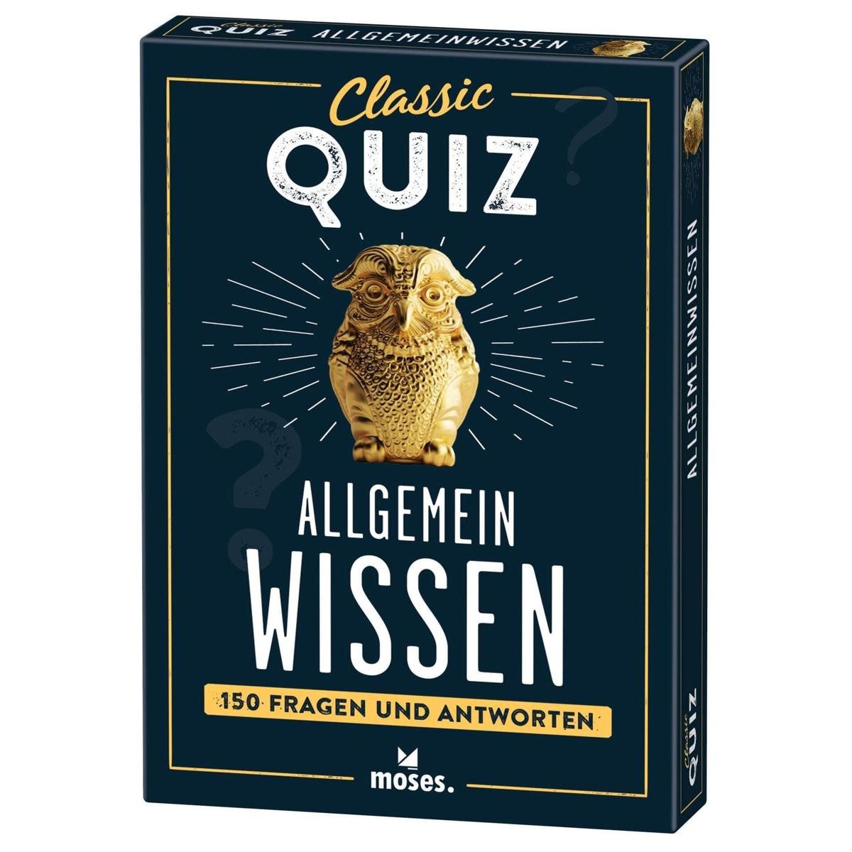 Moses. Verlag Spiel, Familienspiel MOS51993 - Classic Quiz Allgemeinwissen DE, Quizspiel / Wissensspiel