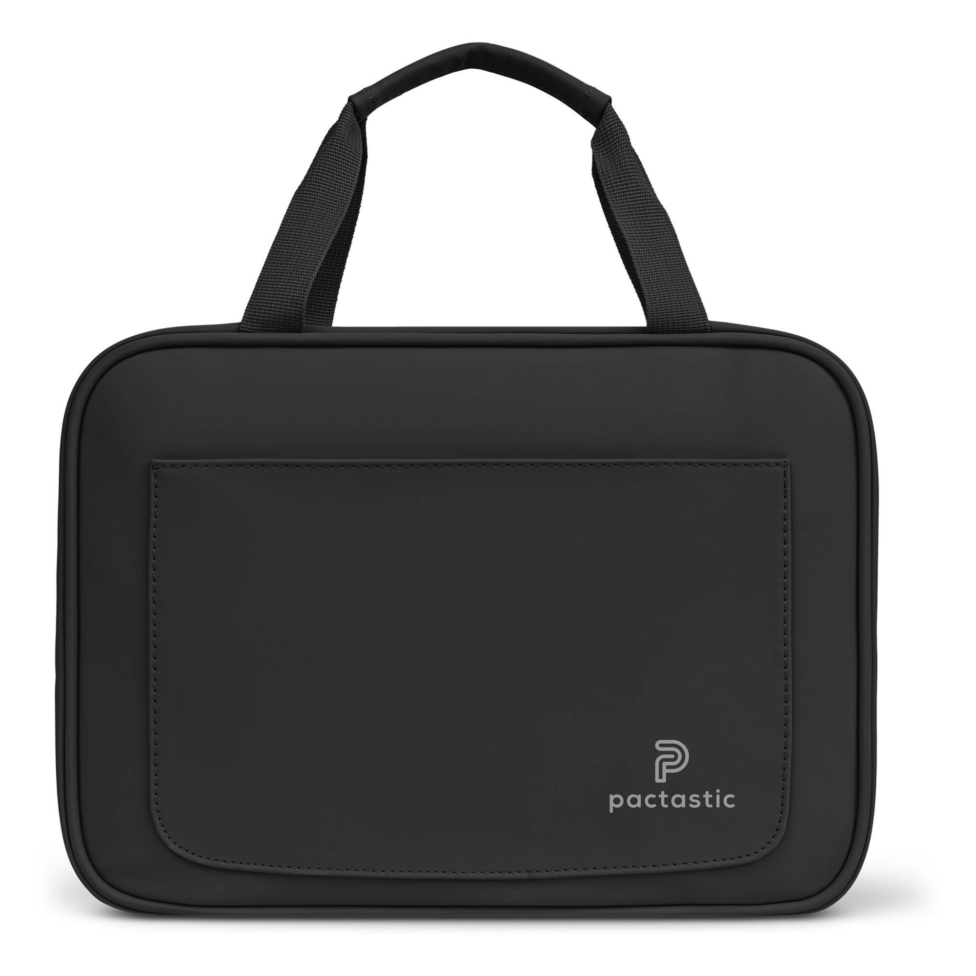 Pactastic Kulturbeutel Urban Collection, Veganes Tech-Material black