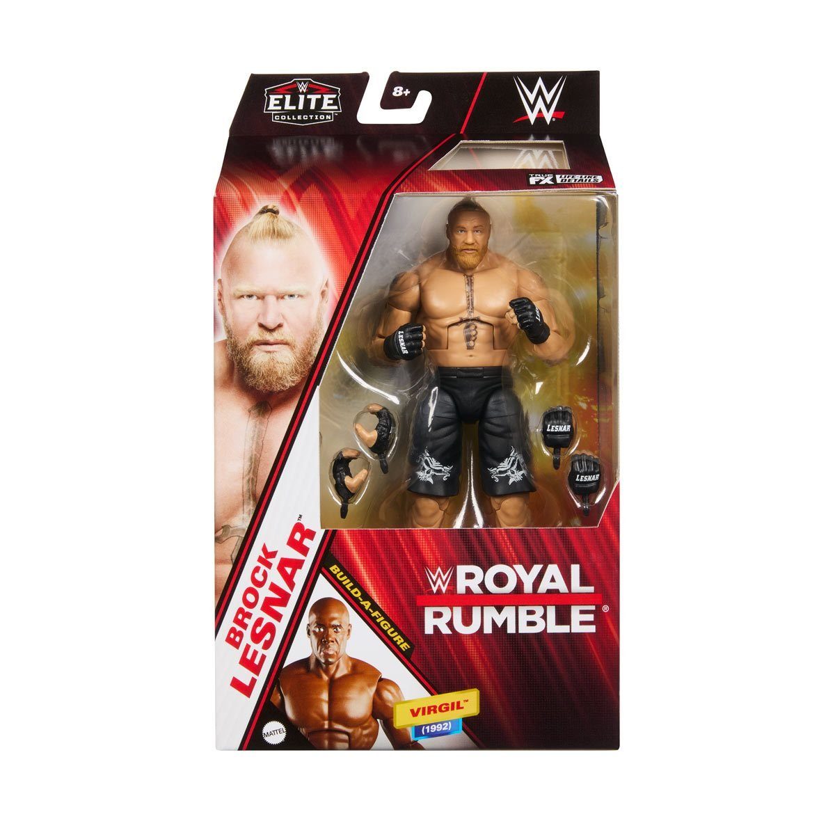 Mattel® Actionfigur WWE Royal Rumble Elite Build-A-Virgil Brock Lesnar BaF  Actionfigur