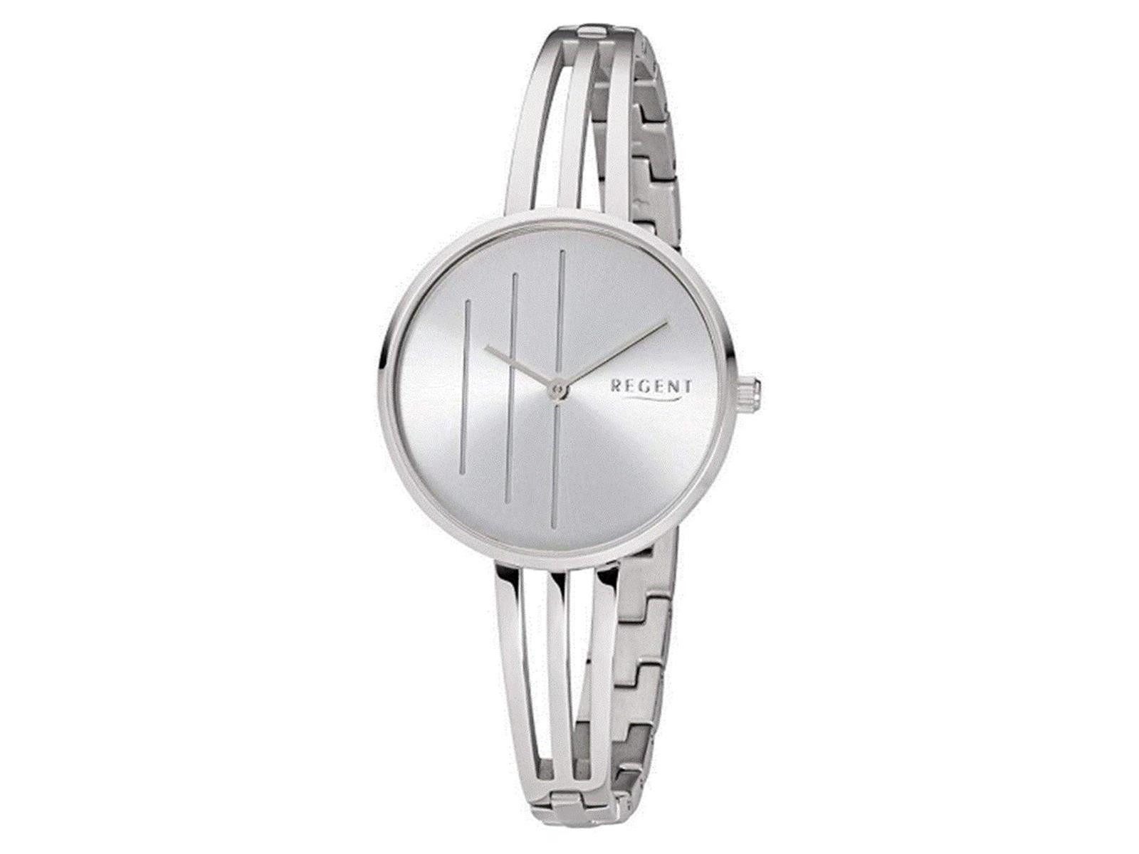 Regent Часыring REGENT Damen-Armbanduhr in Edelstahl mit Edelstahl Schmuckband BA-487