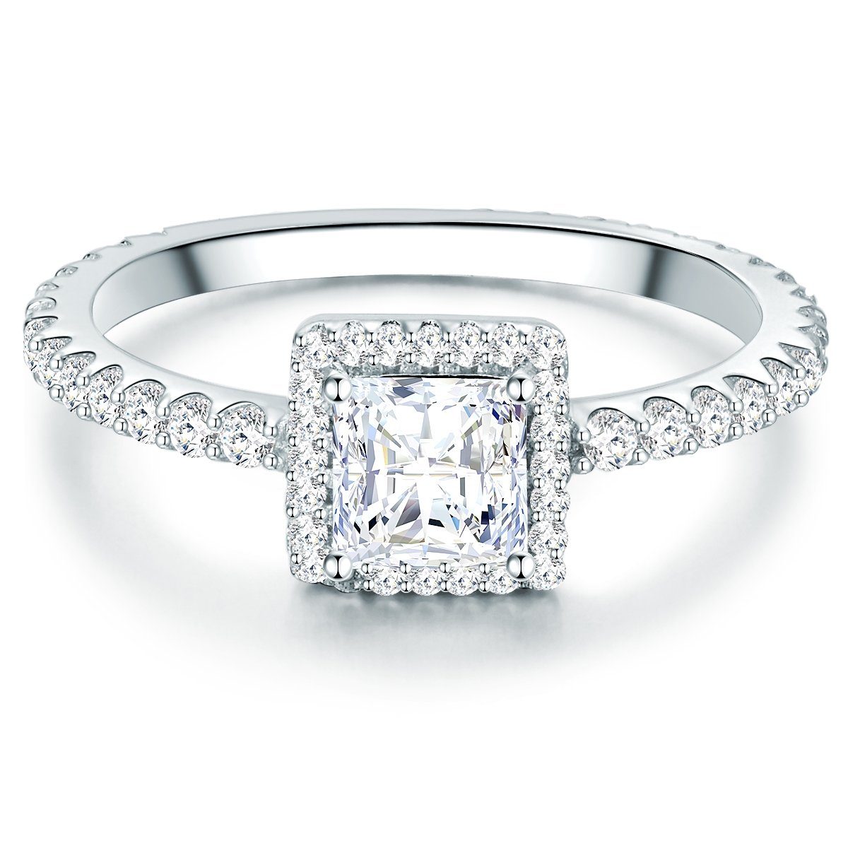 Trilani Silberring Verlobungsring aus 925 Sterling günstig online kaufen