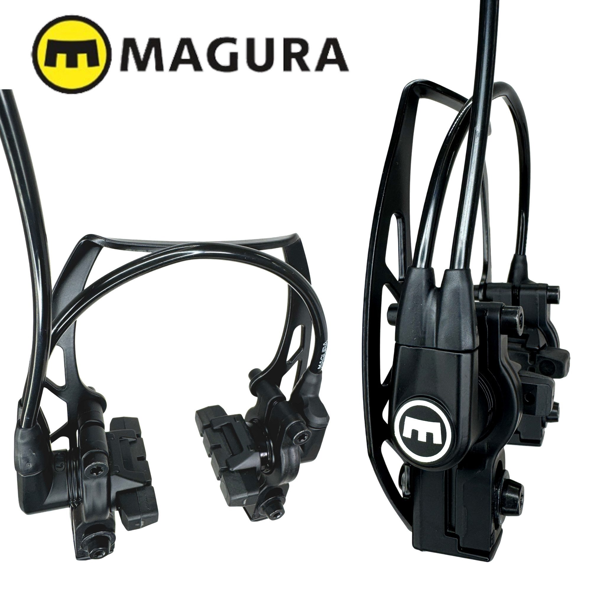 Magura Scheibenbremse Magura HS11 Fahrrad Hydraulische Felgenbremse Evo2 Vr+Hr Komplett Set
