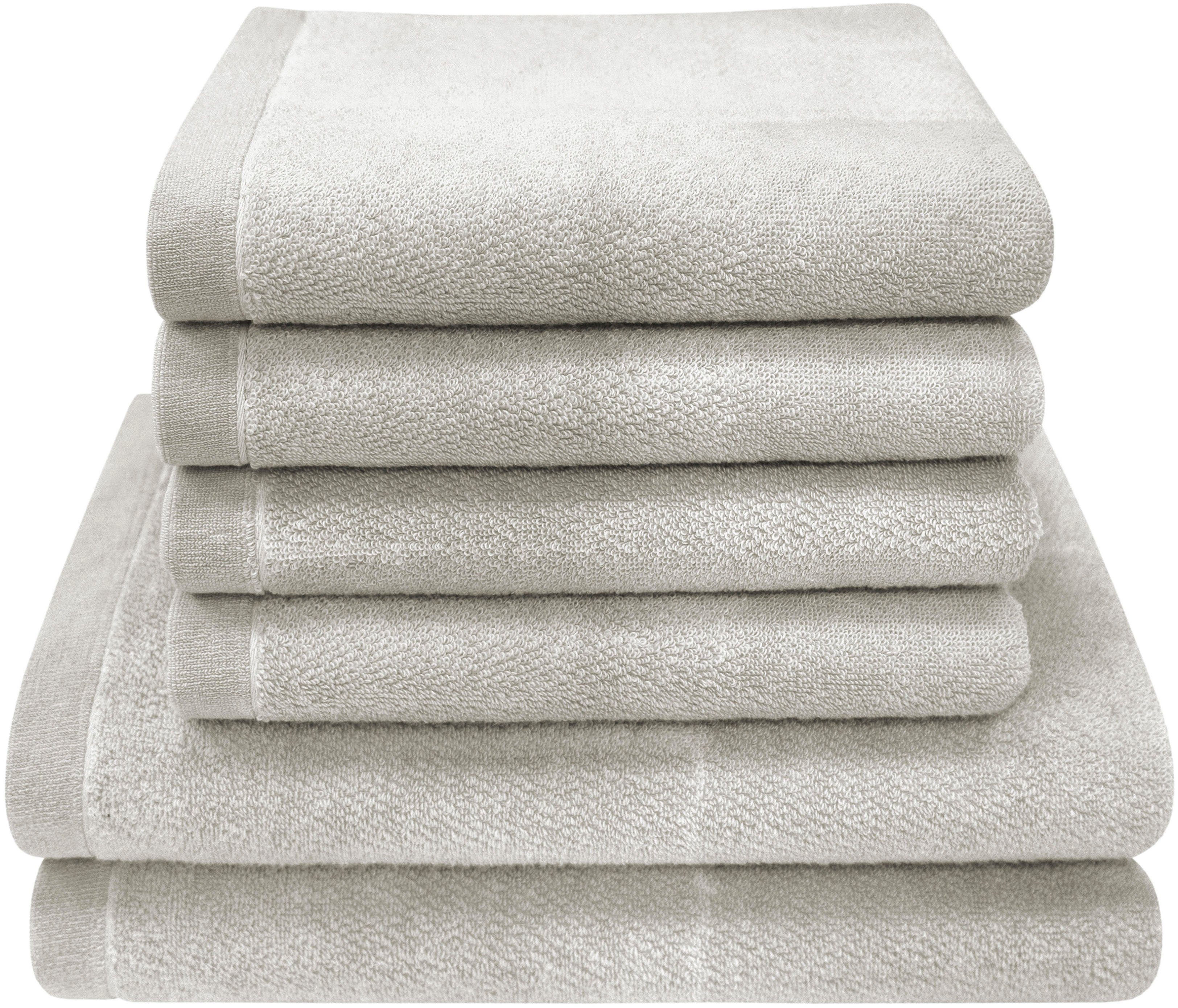 Dyckhoff Handtuch Set Landscape, Walkfrottier (Set, 6-St), 4 Handtücher (50x100cm), 2 Duschtücher (70x140cm)