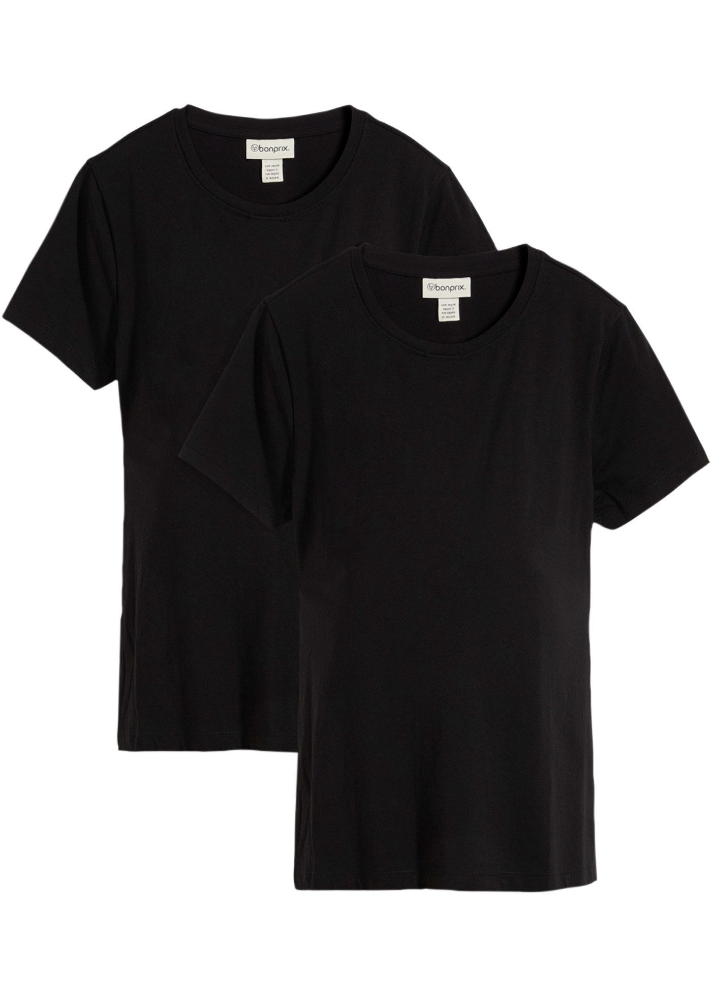 bonprix Umstandsshirt (Packung, 2-tlg) lässige Passform, Kurzarm, mit Stillfunktion