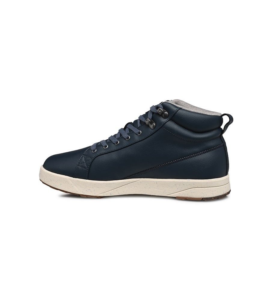 SAOLA Bergen Waterproof (Leder, wasserdicht) navyblau Herren Sneaker
