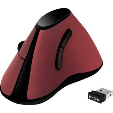 LogiLink ® Ergonomi Mouse, Funk 2.4 GHz Mäuse (Ergonomisch)