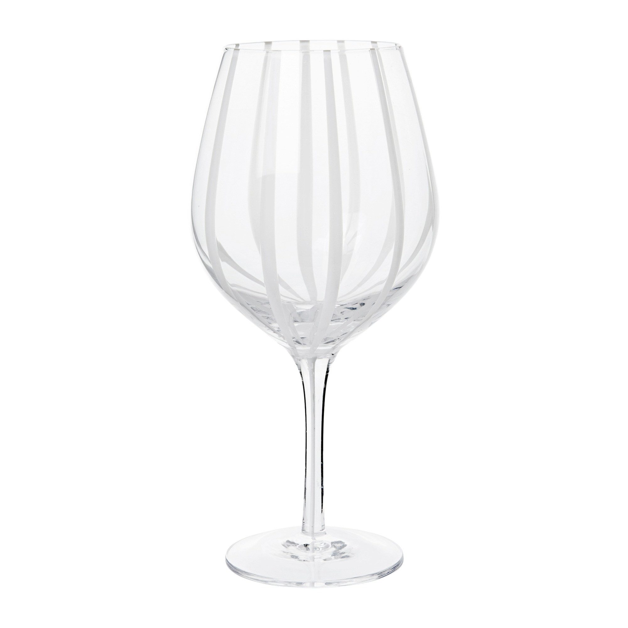 Broste Copenhagen Rotweinglas Broste Copenhagen Stripe Rotweinglas 65 cl