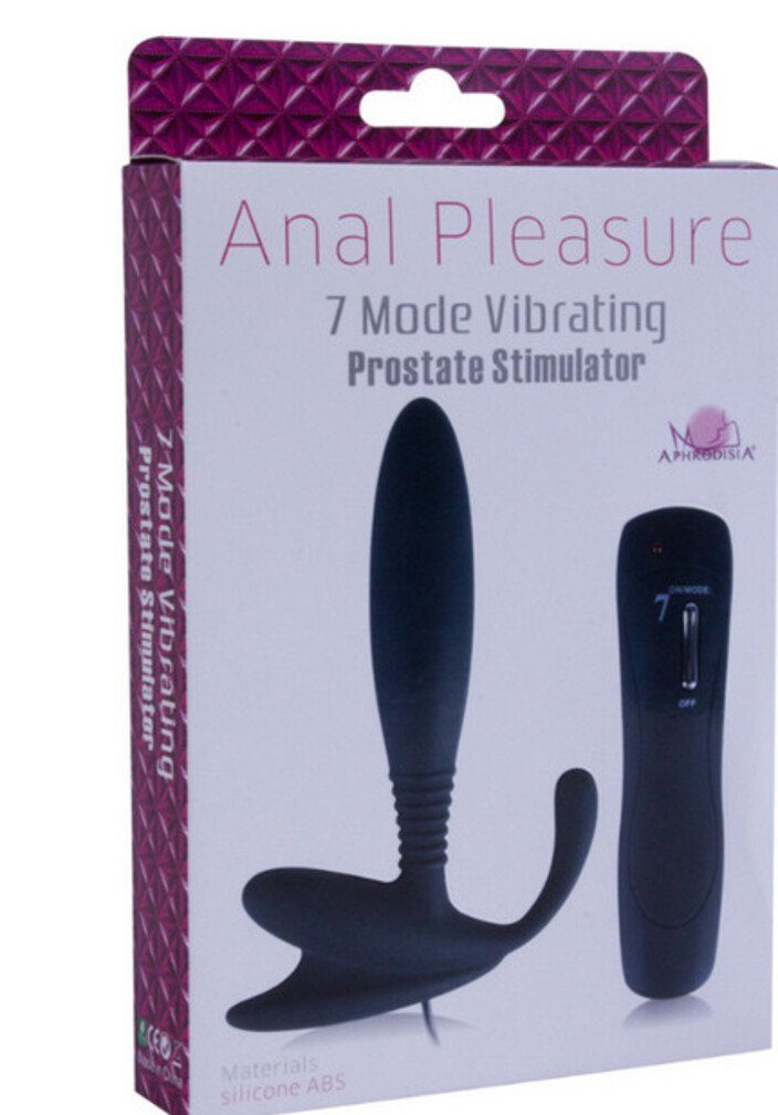 Anal-Stimulator Packung, modi, Fernbedienung NEZEND 7 Stimulator mit Rosa Analvibrator für 2-tlg. Prostata Männer