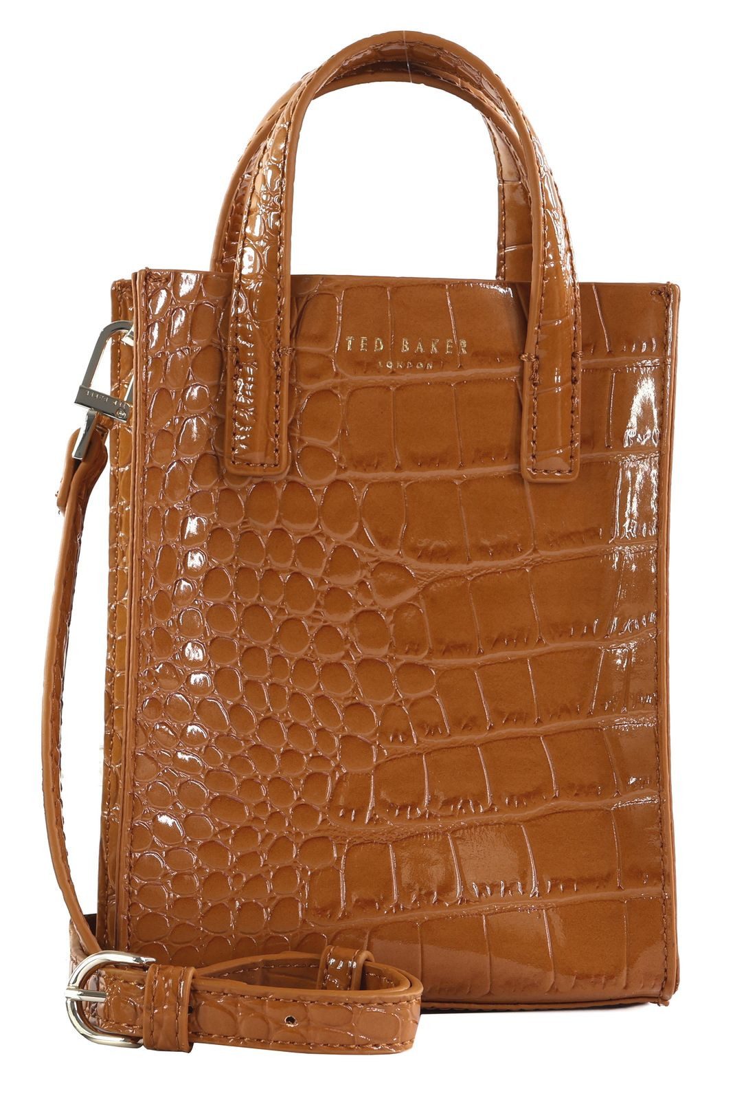 Ted Baker Umhängetasche Croc Effect Mini Icon Bag