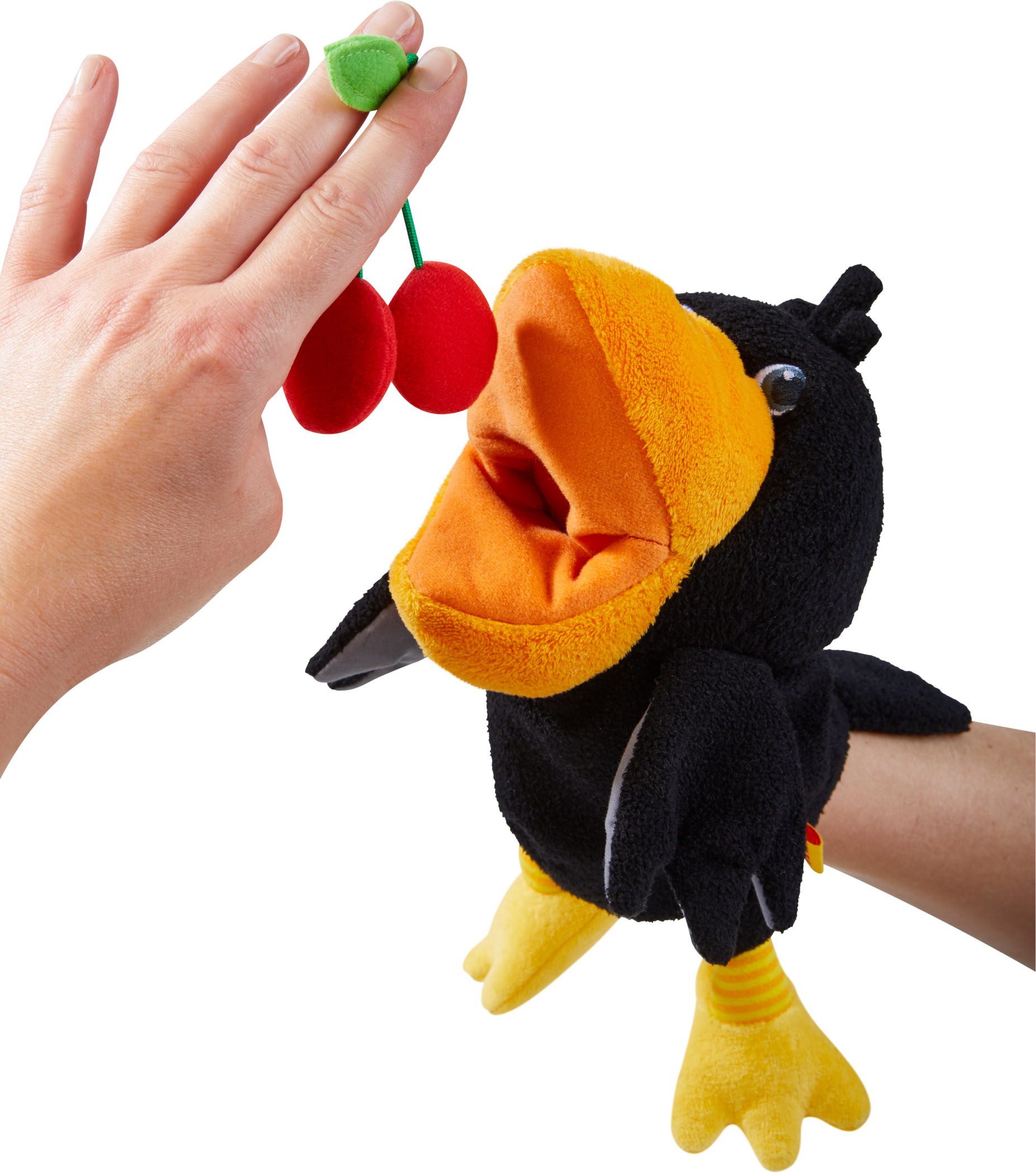Haba Handpuppe Handpuppe Rabe Theo 1304203001 günstig online kaufen