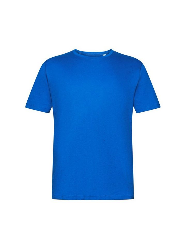 edc by Esprit T-Shirt T-Shirt aus Jersey in Sprenkel-Optik (1-tlg), Jersey  aus einem nachhaltigen Baumwollmix mit Sprenkel-Finish