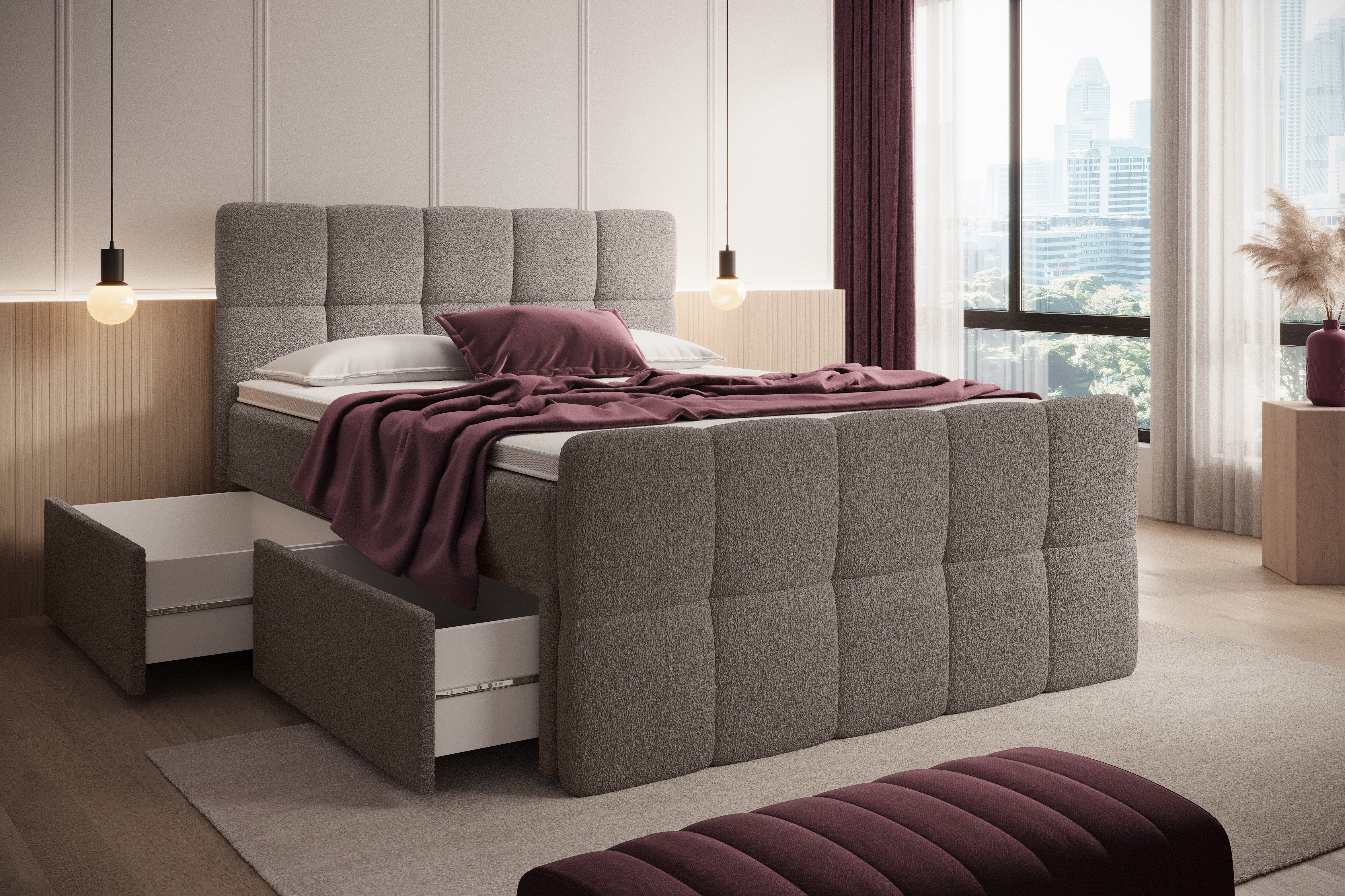 wonello Boxbett Madison 5, mit Schubladen günstig online kaufen