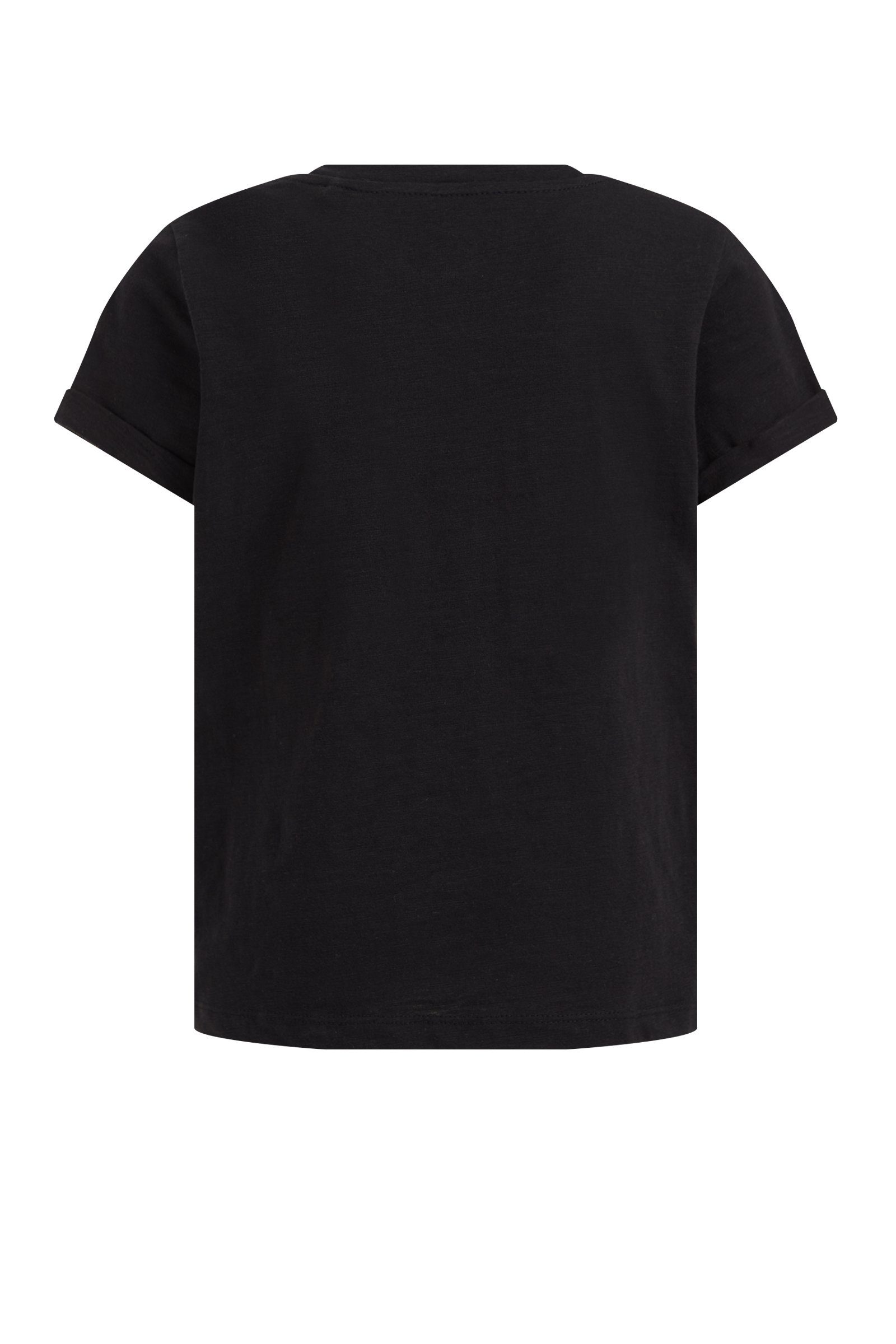 Schwarz Fashion T-Shirt WE (1-tlg)