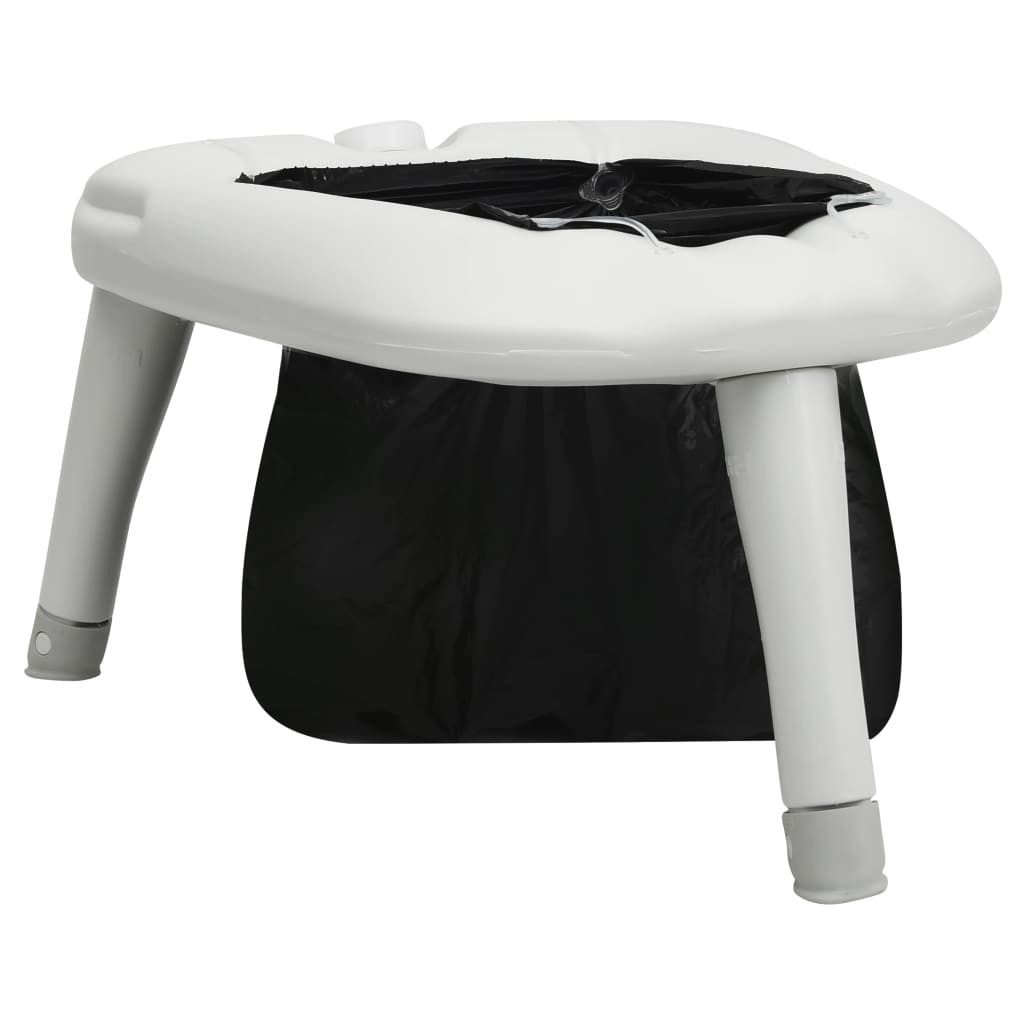 vidaXL Campingtoilette Campingtoilette mit Beuteln 200 kg