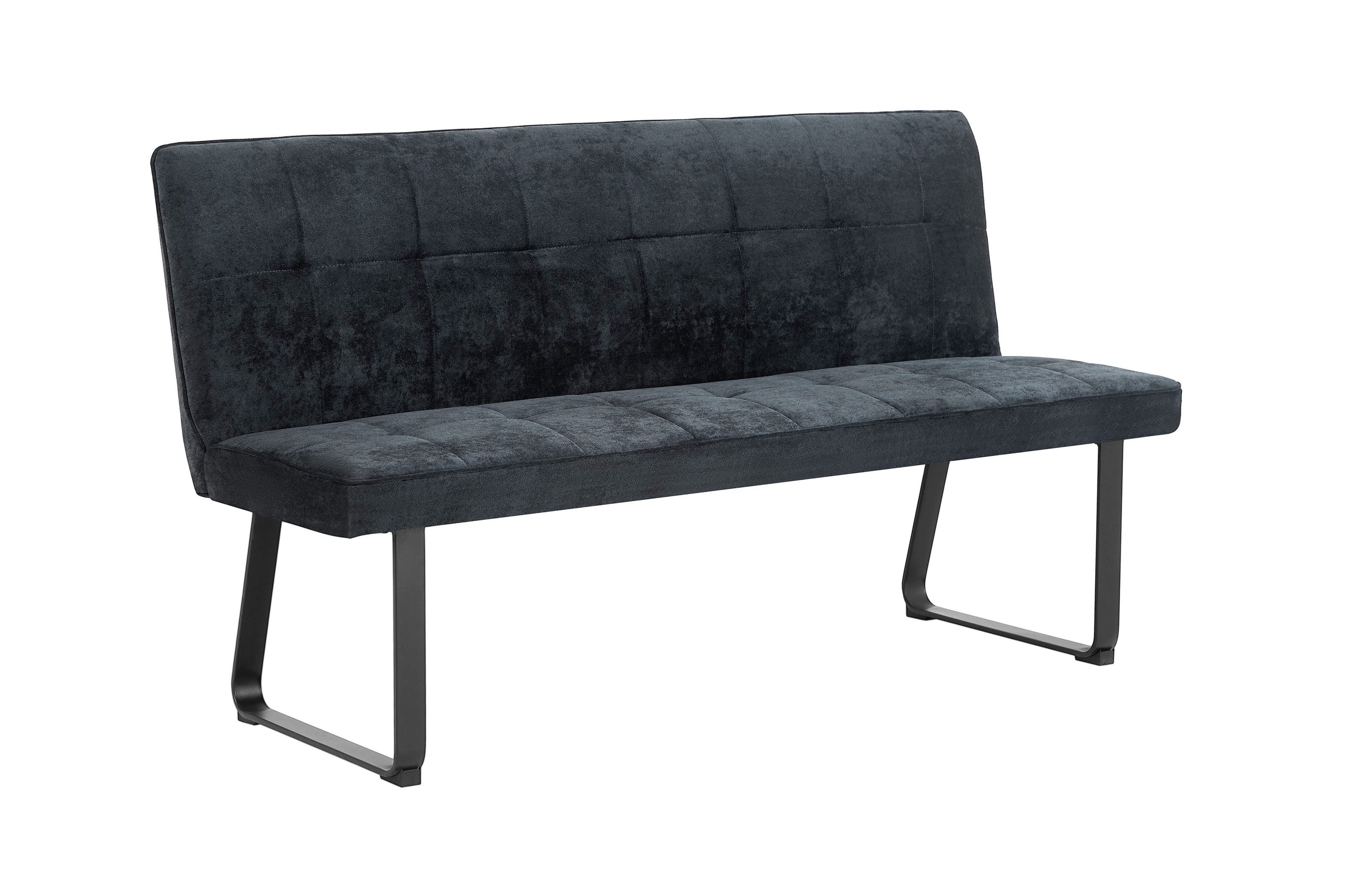 freiraum Bank TALEA (BxHxT: 160x92x59 cm), aus Microfaser in grau