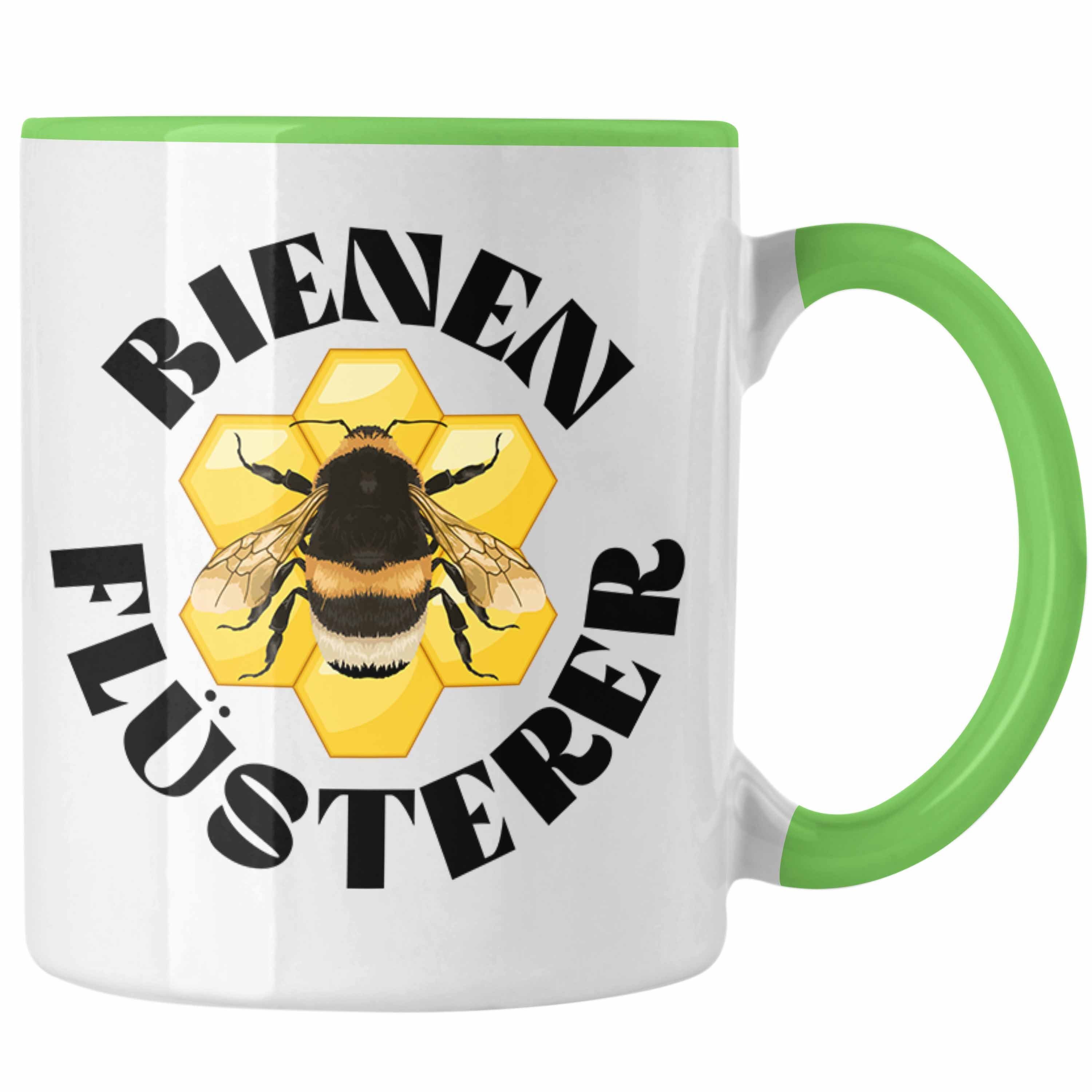 Trendation Tasse Trendation - Imker Geschenke Tasse Bienenzucht Kaffeetasse Geschenkideen Bienenzüchter Bienen Zuebhör Geschenke Lustig Grün