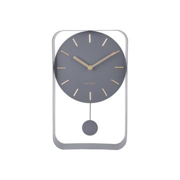 Karlsson Uhr Wanduhr mit Pendel Charm Grau (Klein)