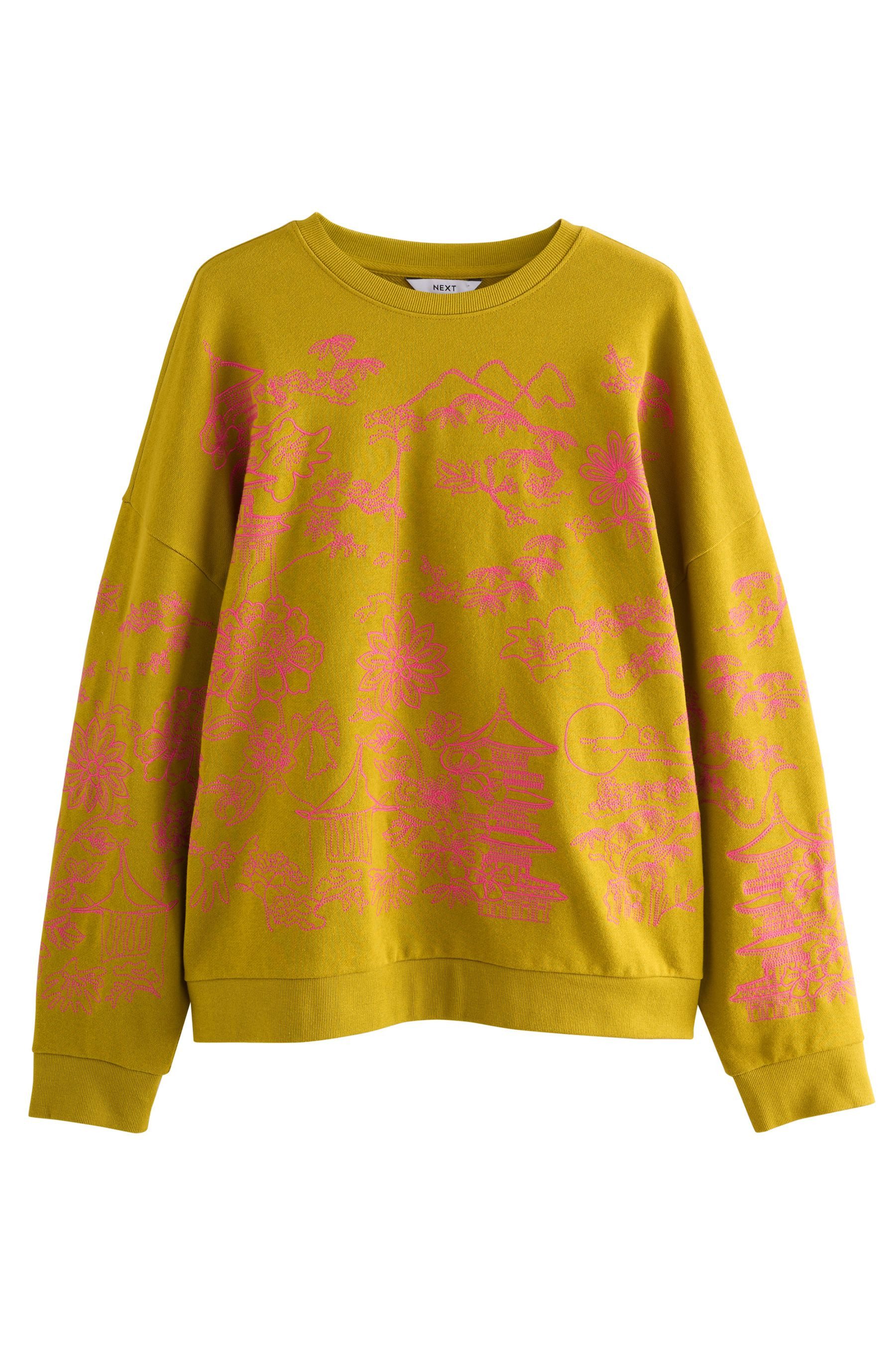 Next Sweater Premium Sweatshirt mit Grafik günstig online kaufen